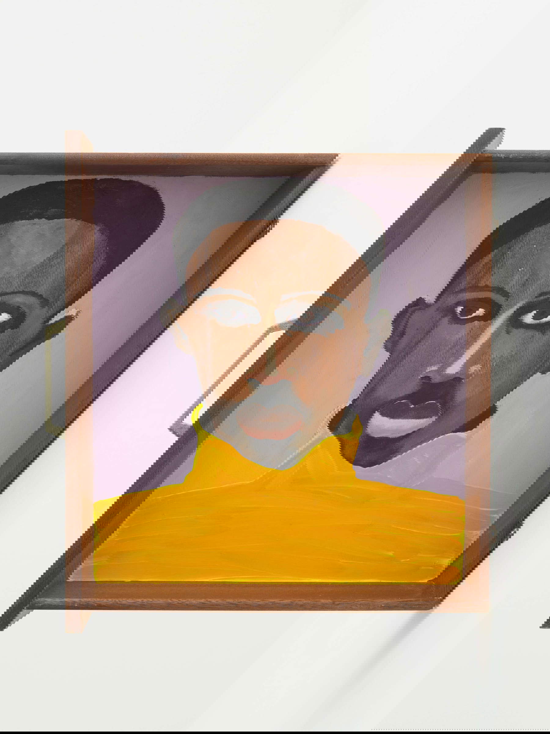 Lubaina Himid, Hombre en un cajón de jersey (2018)