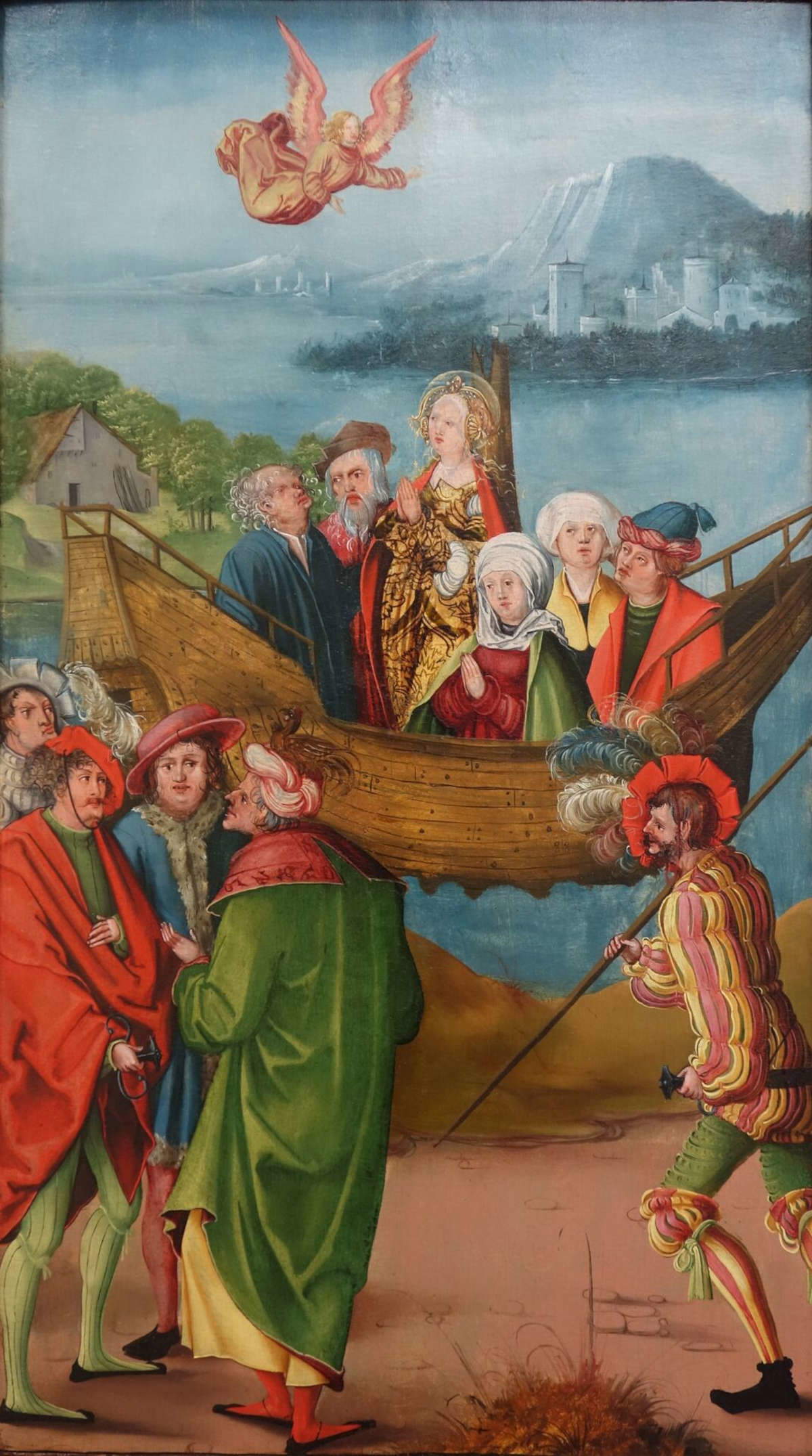 Le due tavole ritrovate: l'arrivo di Maria Maddalena a Marsiglia