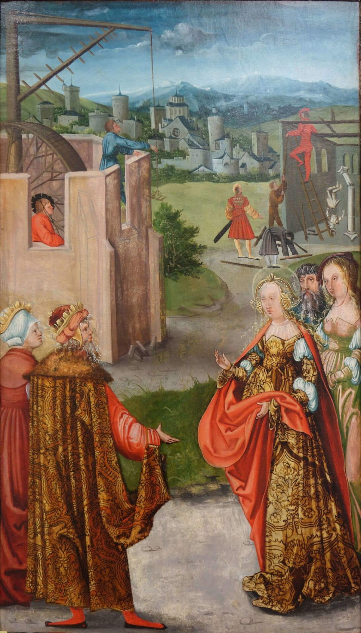 Le due tavole ritrovate: la conversione della coppia principesca da parte di Maria Maddalena