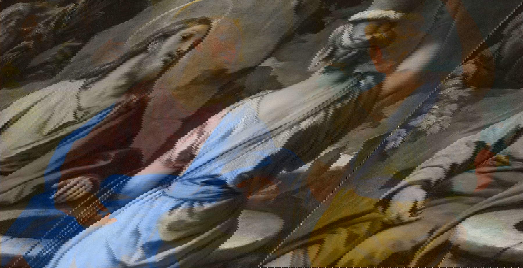 Venedig, Palazzo Grimani begrüßt Luca Giordanos restauriertes Meisterwerk Samariterin am Brunnen