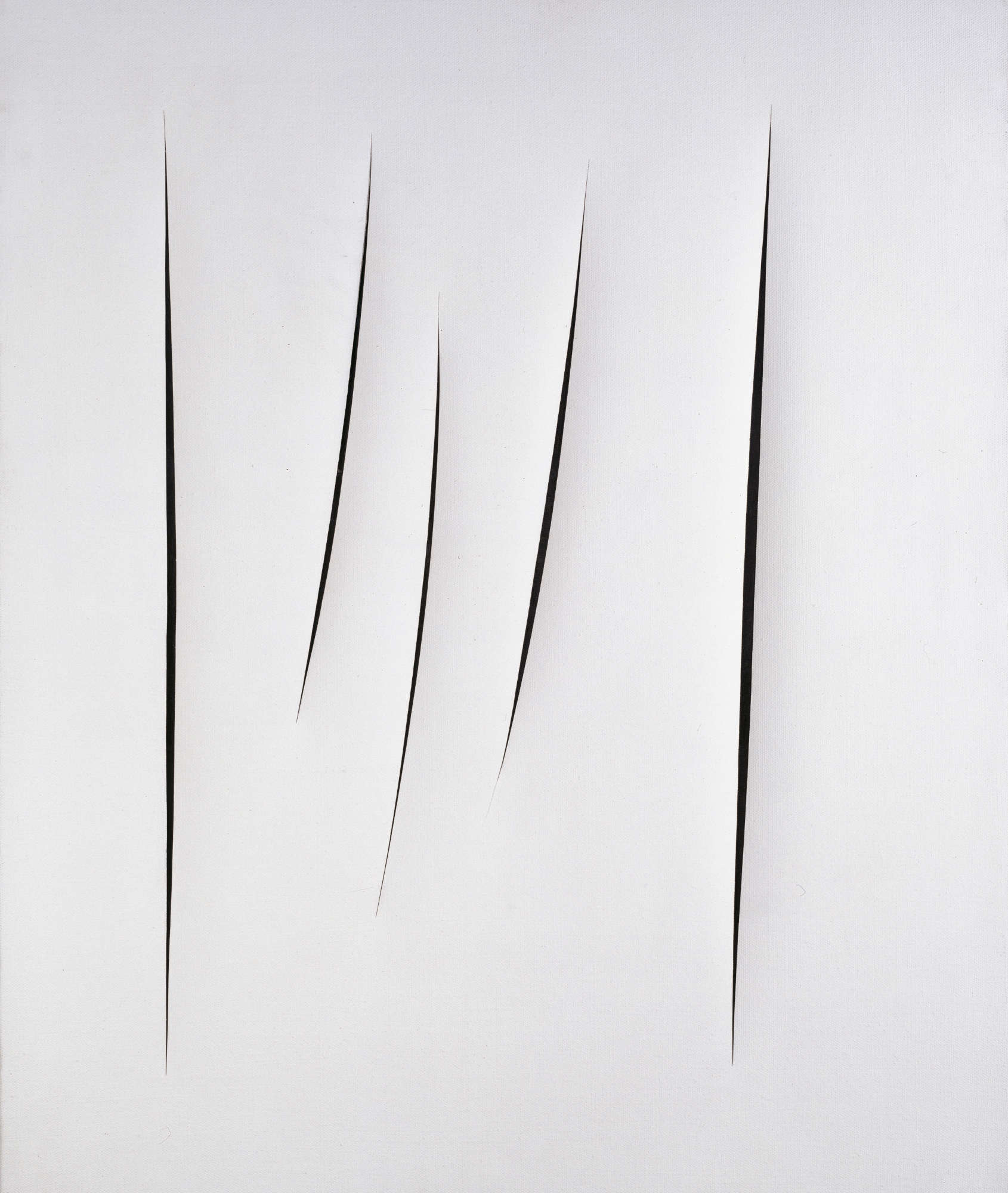 Lucio Fontana, Concetto Spaziale. Attese (1966; Vienna, Heidi Horten Collection)
