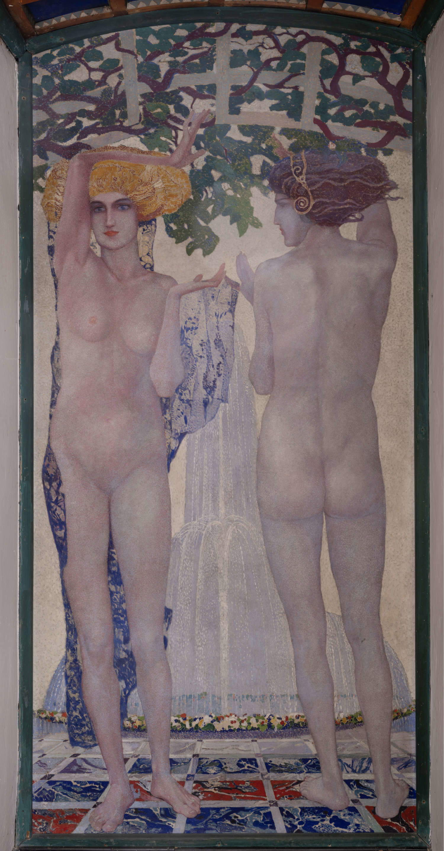 Luigi Bonazza, Rauschendes Wasser (1924; Sammlung Bruno Pizzinini)