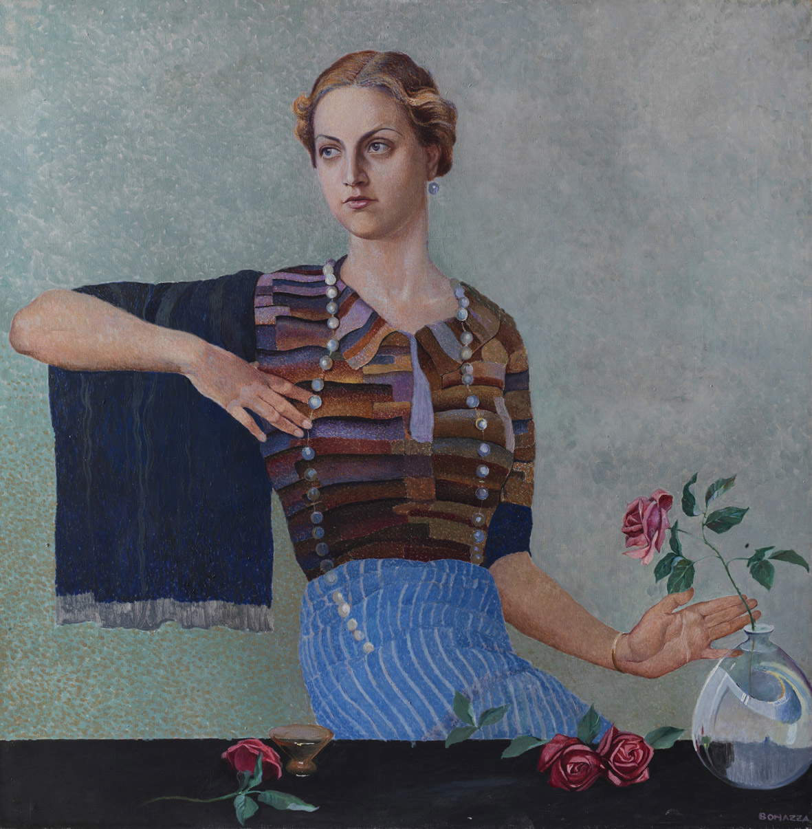 Luigi Bonazza, Portrait de Gigina (1930 ; huile sur toile ; collection privée) Luigi Bonazza, Portrait de Gigina (1930 ; huile sur toile ; collection privée)