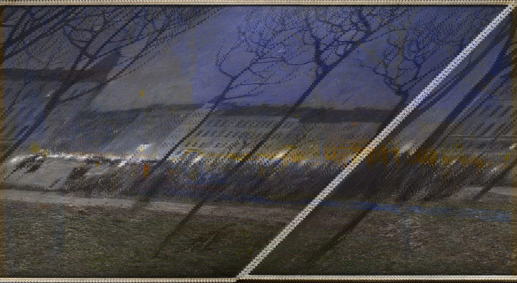 Luigi Bonazza, Wien bei Nacht (1905; Sammlung Pierluigi Giuliani)