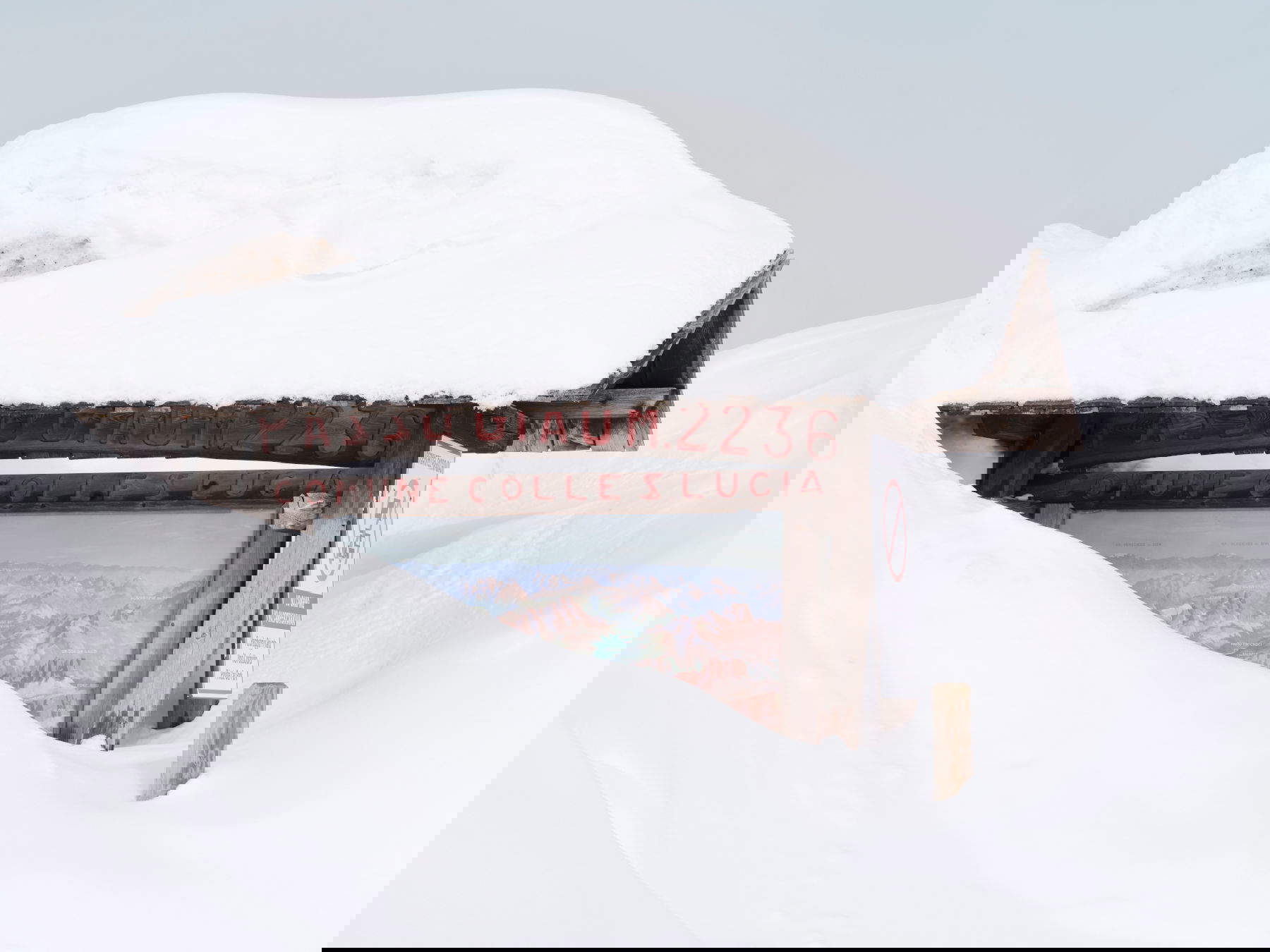 Manuel Cicchetti, Mappa a 2.236&nbsp;metri, Passo Giau (40 x 53 cm) &copy; Manuel Cicchetti