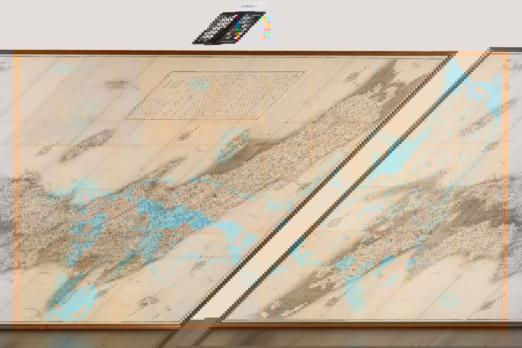 Donated to the Museum of Oriental Art in Venice a large map of Japan