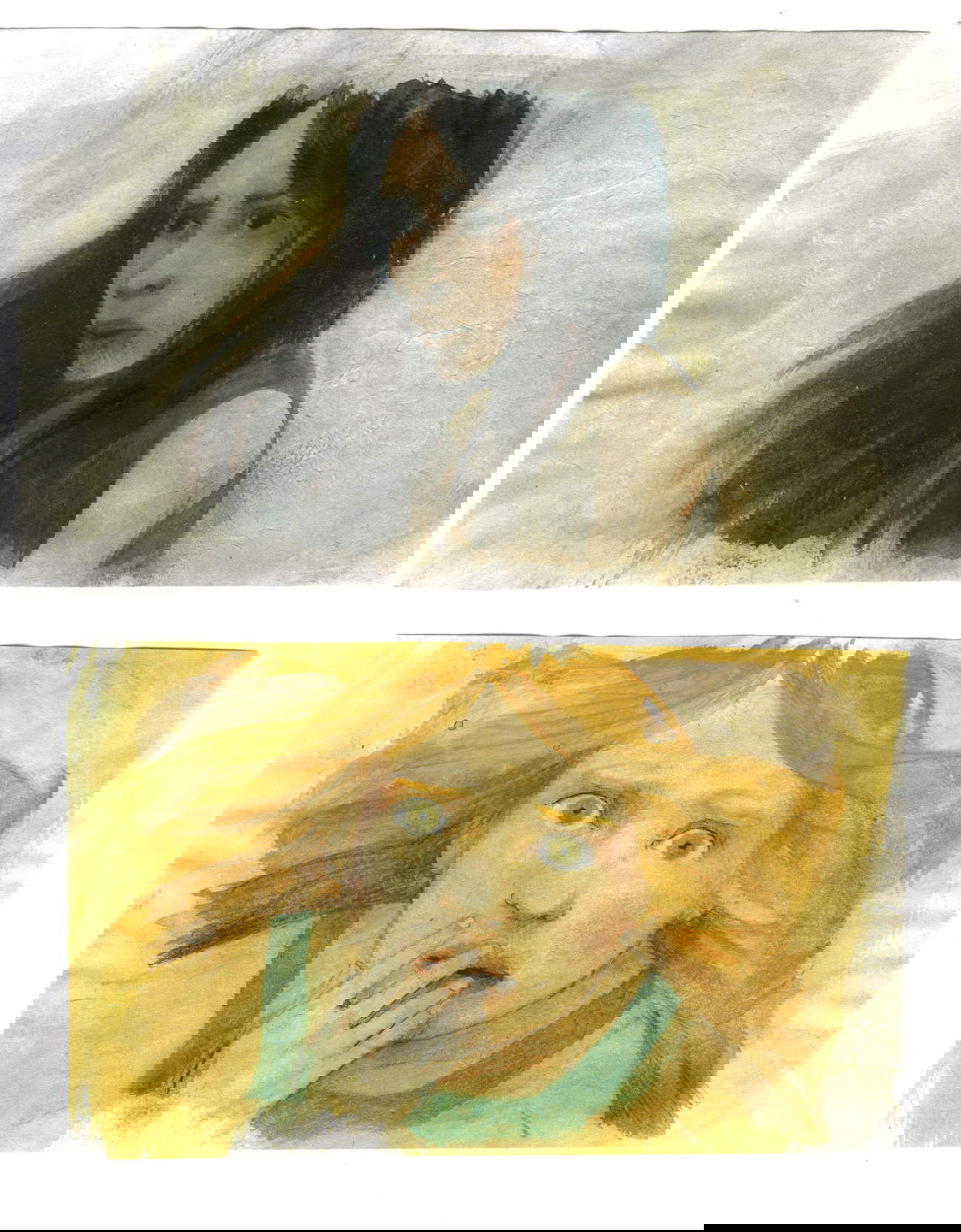 Mara Cerri, L’amica geniale (2022; tempera su carta) di Chiara Lagani e disegni di Mara Cerri, dal romanzo di Elena ferrante, ed. Coconino/Fandango