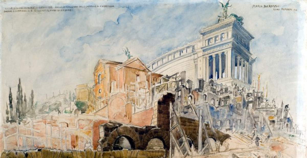 Maria Barosso, arqueóloga y pintora testigo de la transformación de Roma
