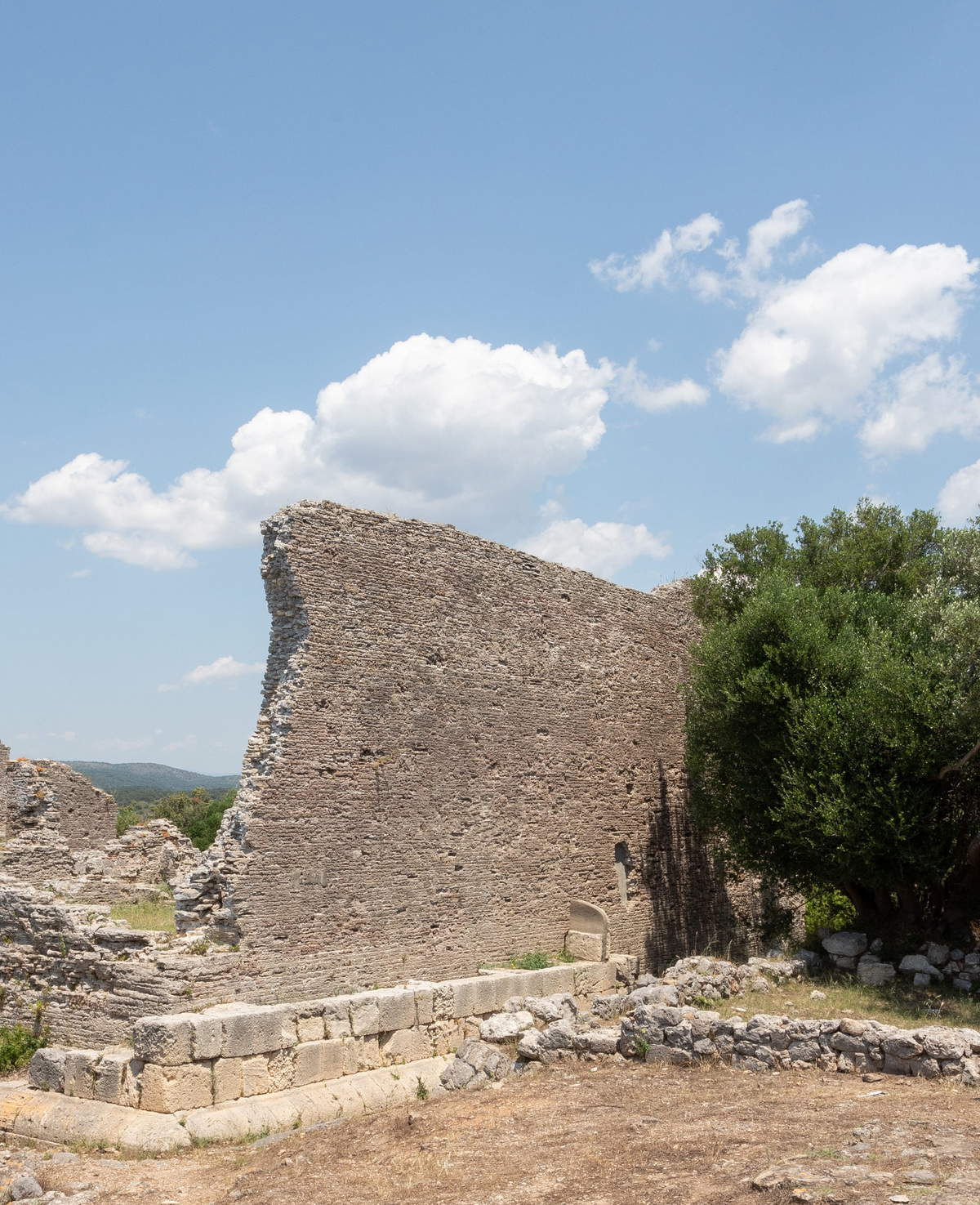 La zone archéologique de l'ancienne ville de Cosa