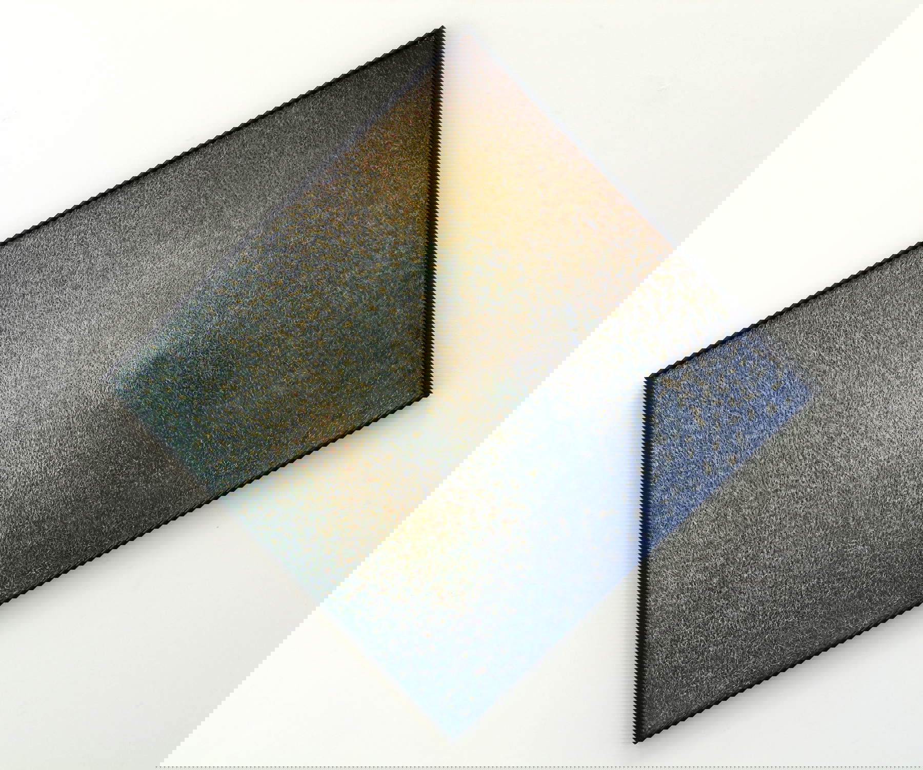 Mario Deluigi, Spazio-Luce 28 (1955-1956; técnica mixta sobre tabla, 110 x 110 cm; Trieste, Museo Revoltella - Galleria d'Arte Moderna, inv. 4307)