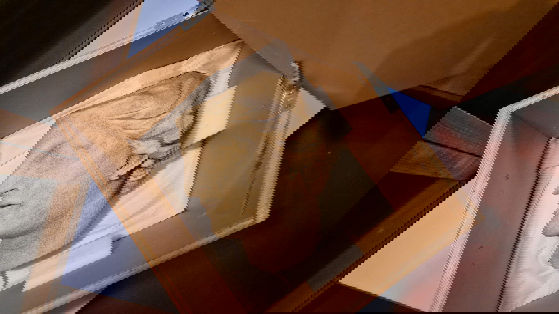 Marmorkopf der Göttin Athene (Ende 3. und 2. Jahrhundert v. Chr.) Foto: Archäologisches Nationalmuseum, Tarent