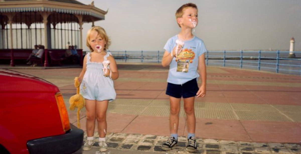 Martin Parr in Matino (Lecce) with 