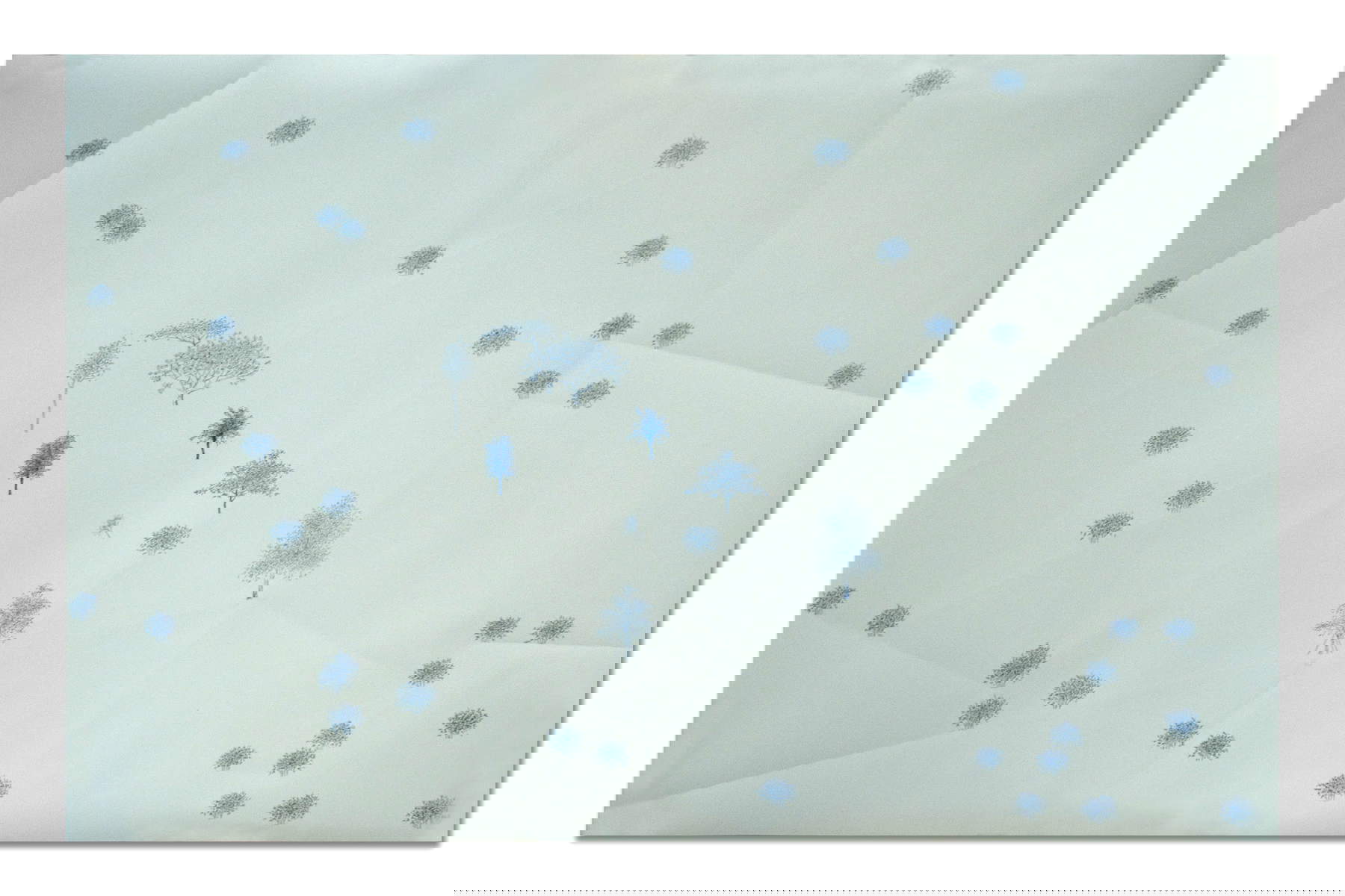 Massimo Bartolini, Ohne Titel (2005; blaue Tinte auf Papier, 101,5x150,5 cm; UniCredit Art Collection) Massimo Bartolini, Ohne Titel (2005; blaue Tinte auf Papier, 101,5x150,5 cm; UniCredit Art Collection)