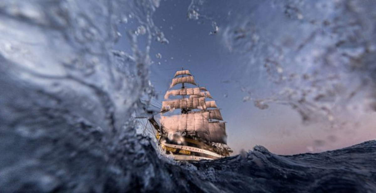 Das schönste Schiff der Welt: die Amerigo Vespucci in den Bildern des Fotojournalisten Massimo Sestini