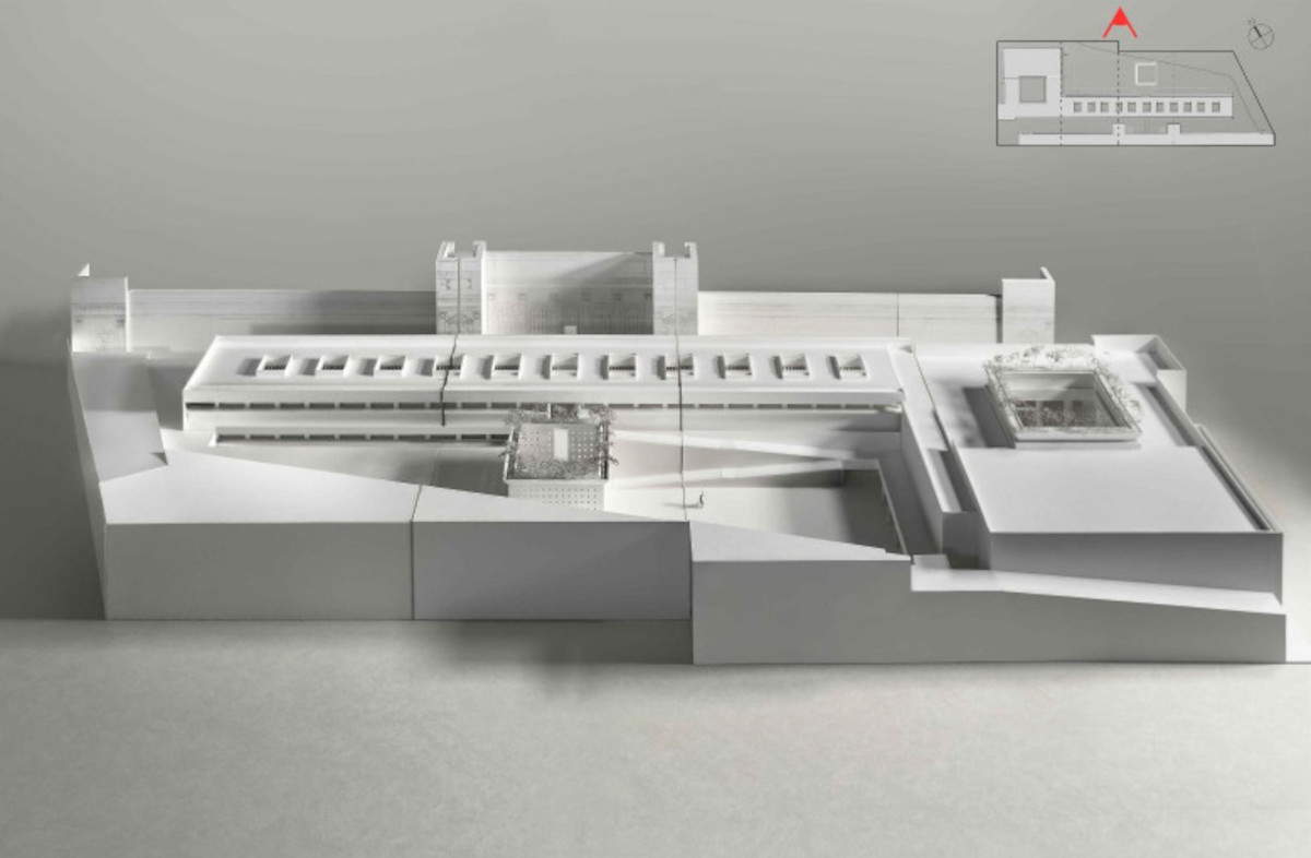 Masterpan Wing Cosenza| Photograph of the 1:100 scale model