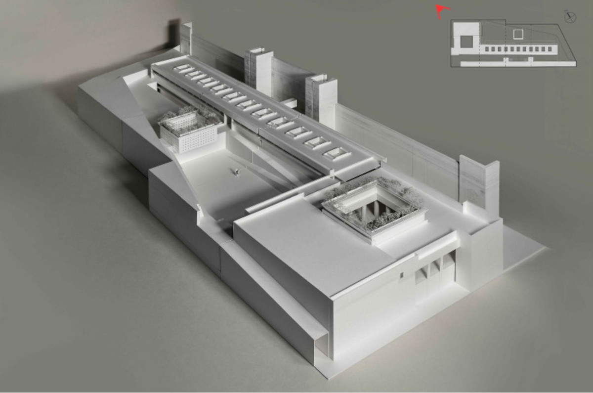 Masterpan Wing Cosenza| Photograph of the 1:100 scale model