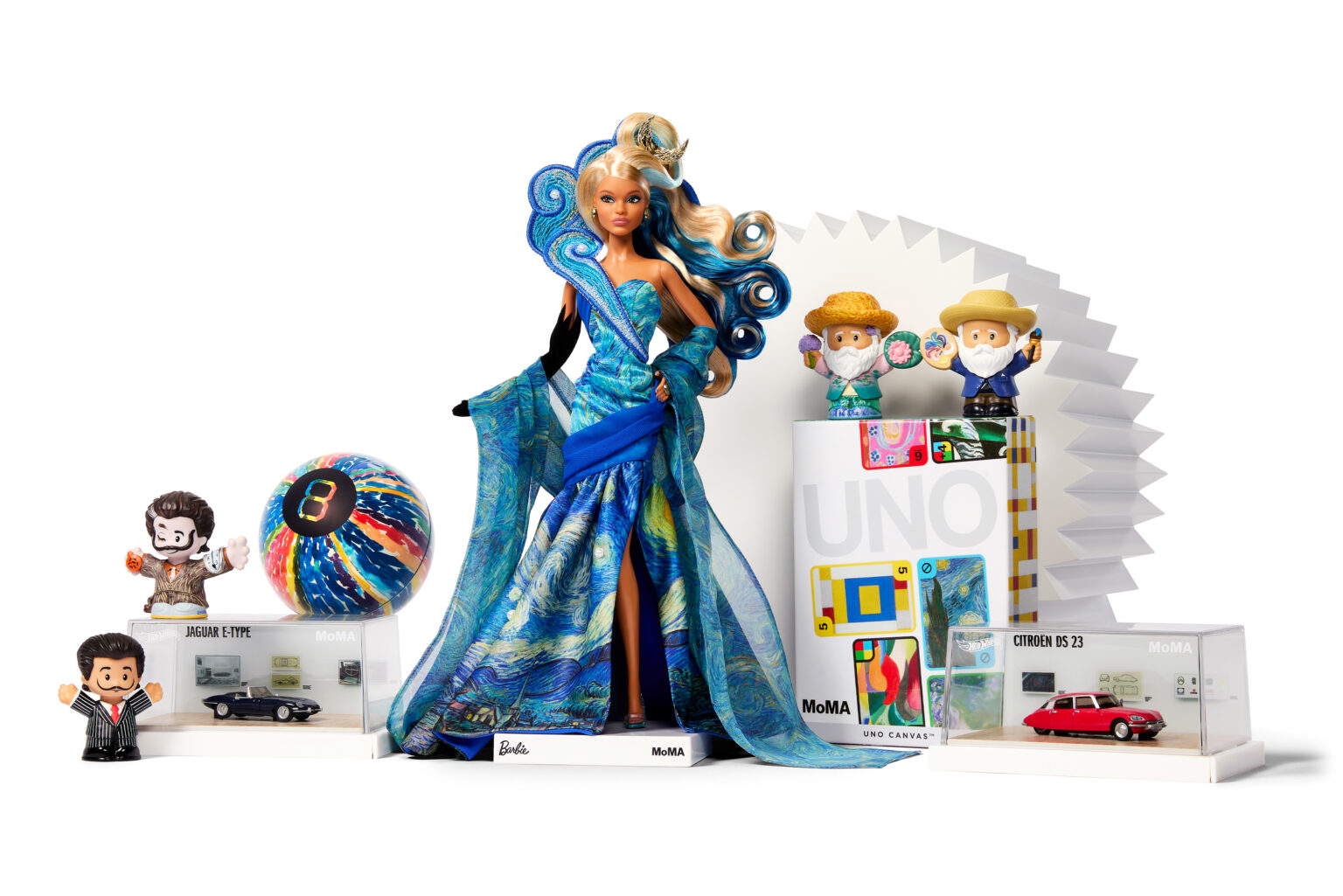 Mattel creó una línea de juguetes y objetos en colaboración con el MoMA de Nueva York