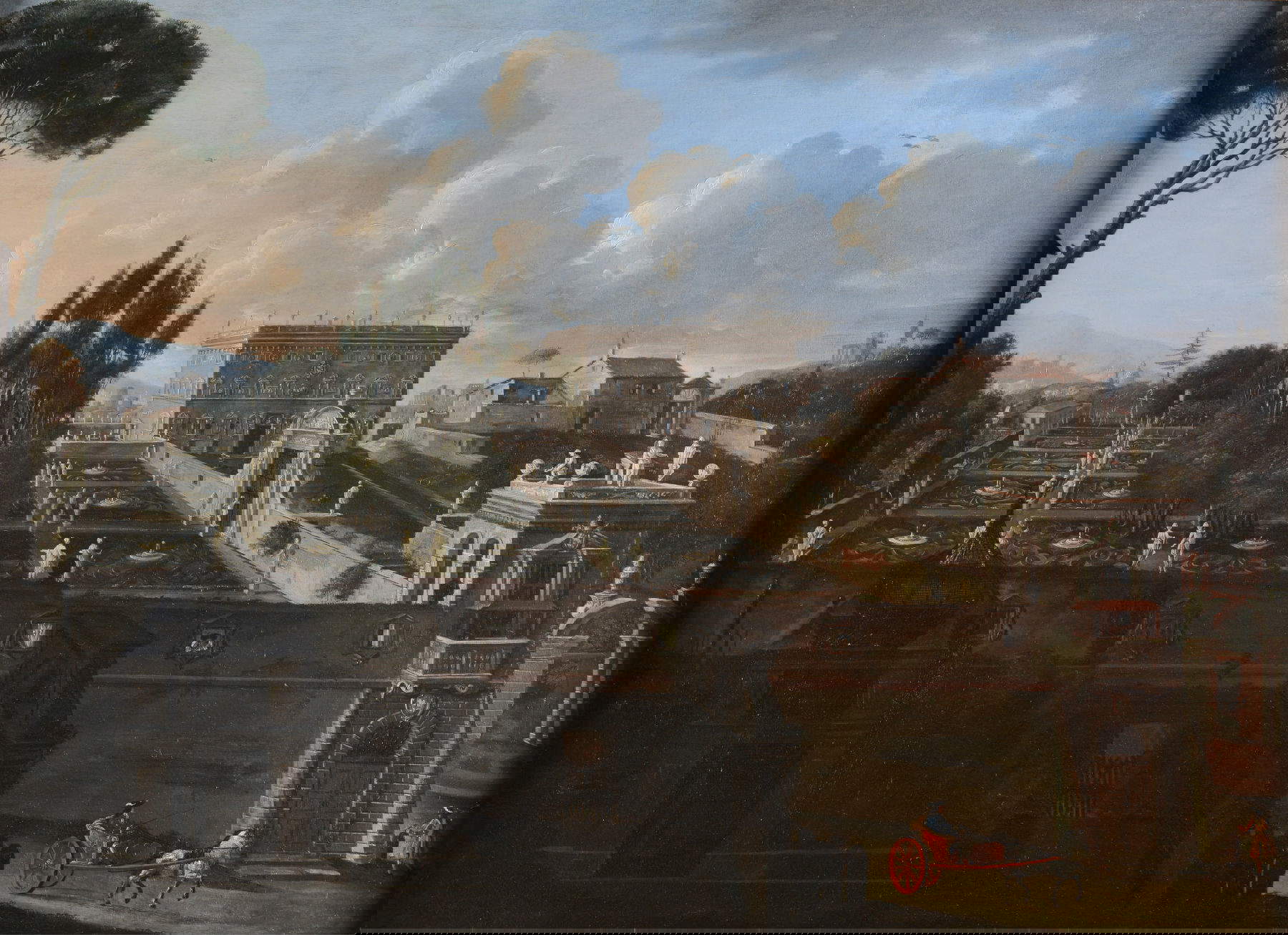 Matthias Withoos (attr.), Villa Aldobrandini (1648-53; oil on canvas; Rome, Museum of Rome)