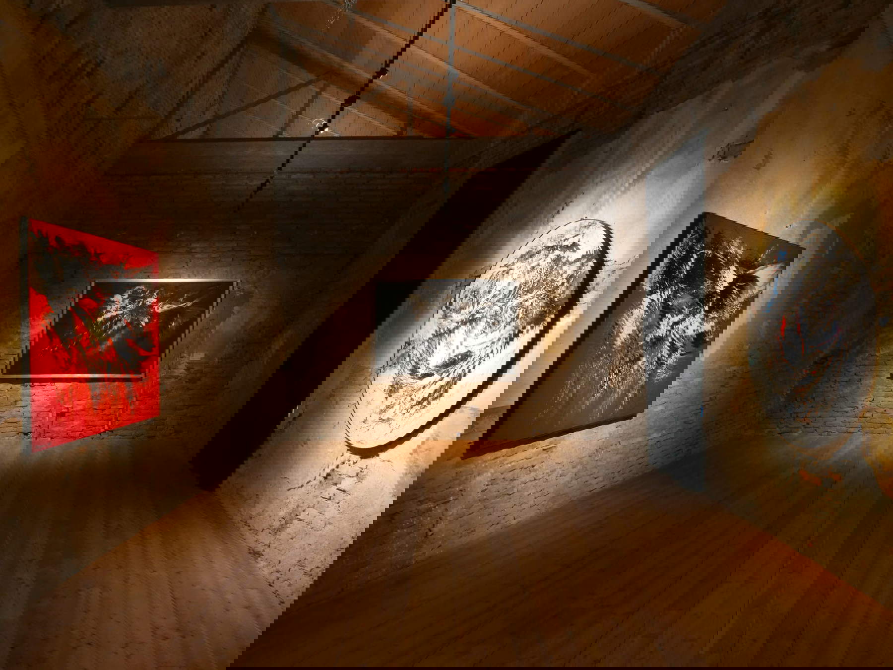 Montage de l'exposition de Bagnacavallo