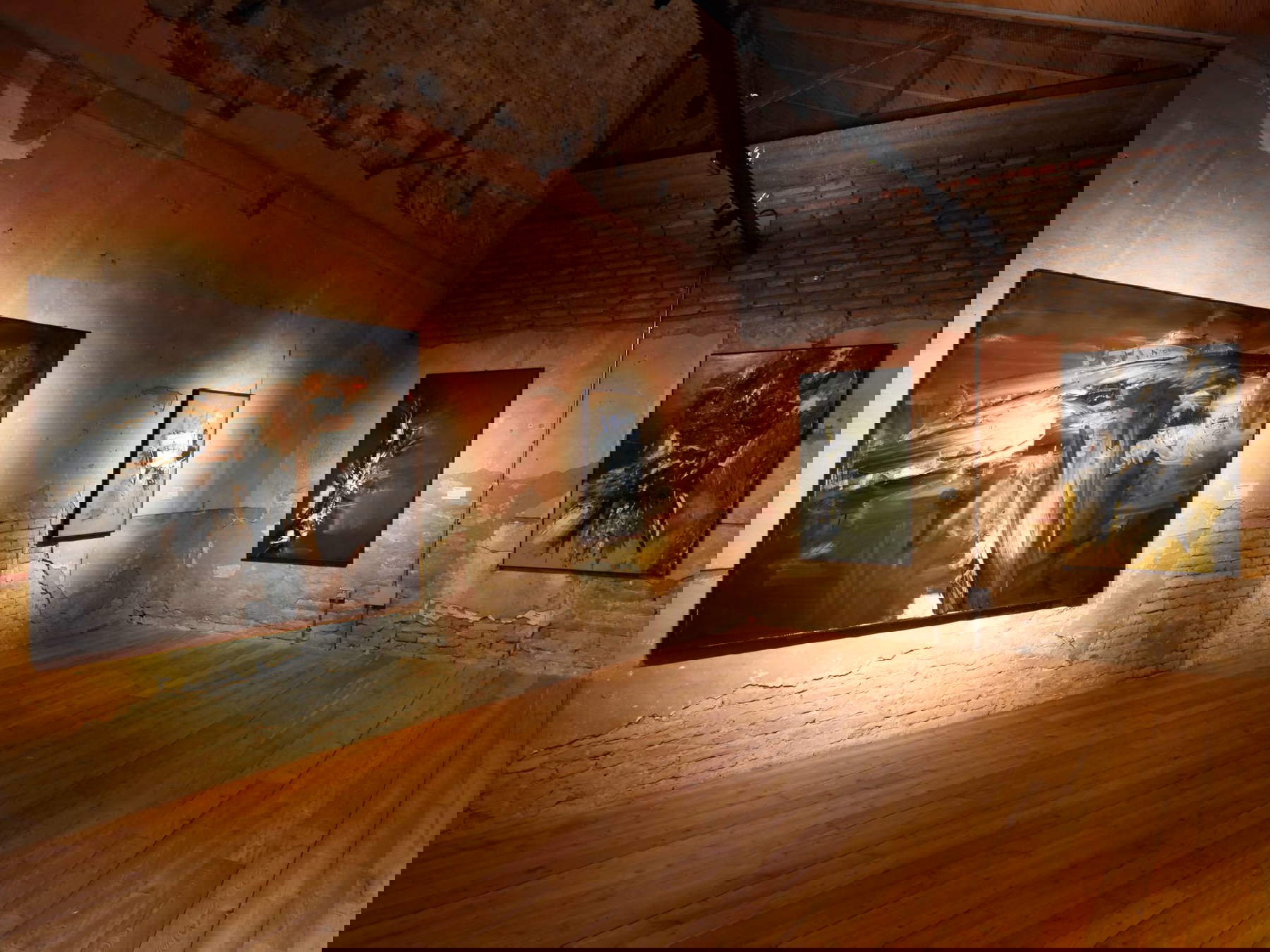 Montage de l'exposition de Bagnacavallo