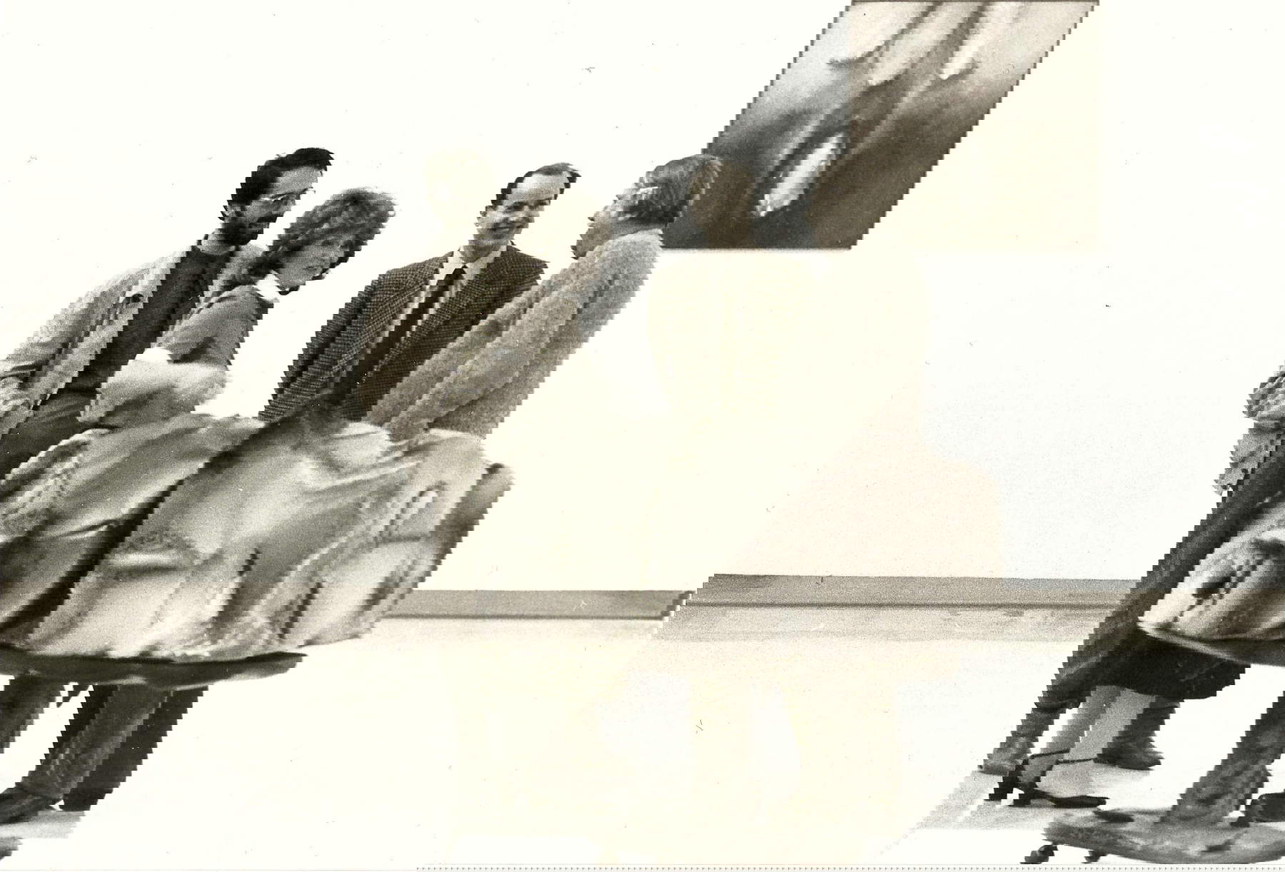 Mattia Moreni et Renato Barilli, vernissage à la Galleria d'Arte Moderna de Bologne (1981). Photo : Antonio Masotti