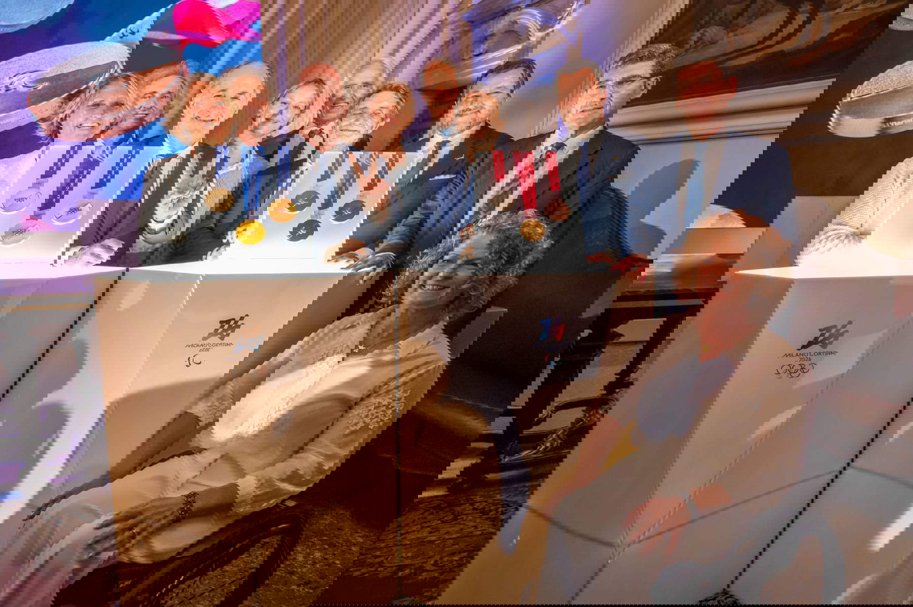 La presentazione delle medaglie di Milano Cortina 2026