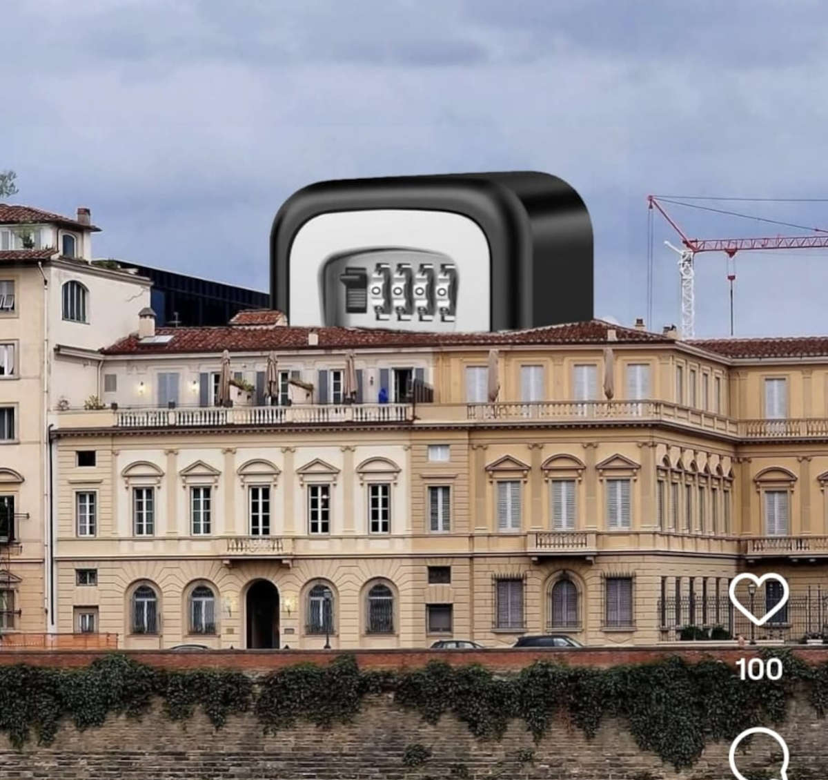 A cosa somiglia il cubo secondo La Firenze che vorrei: a una cassaforte A cosa somiglia il cubo secondo La Firenze che vorrei: a una cassaforte