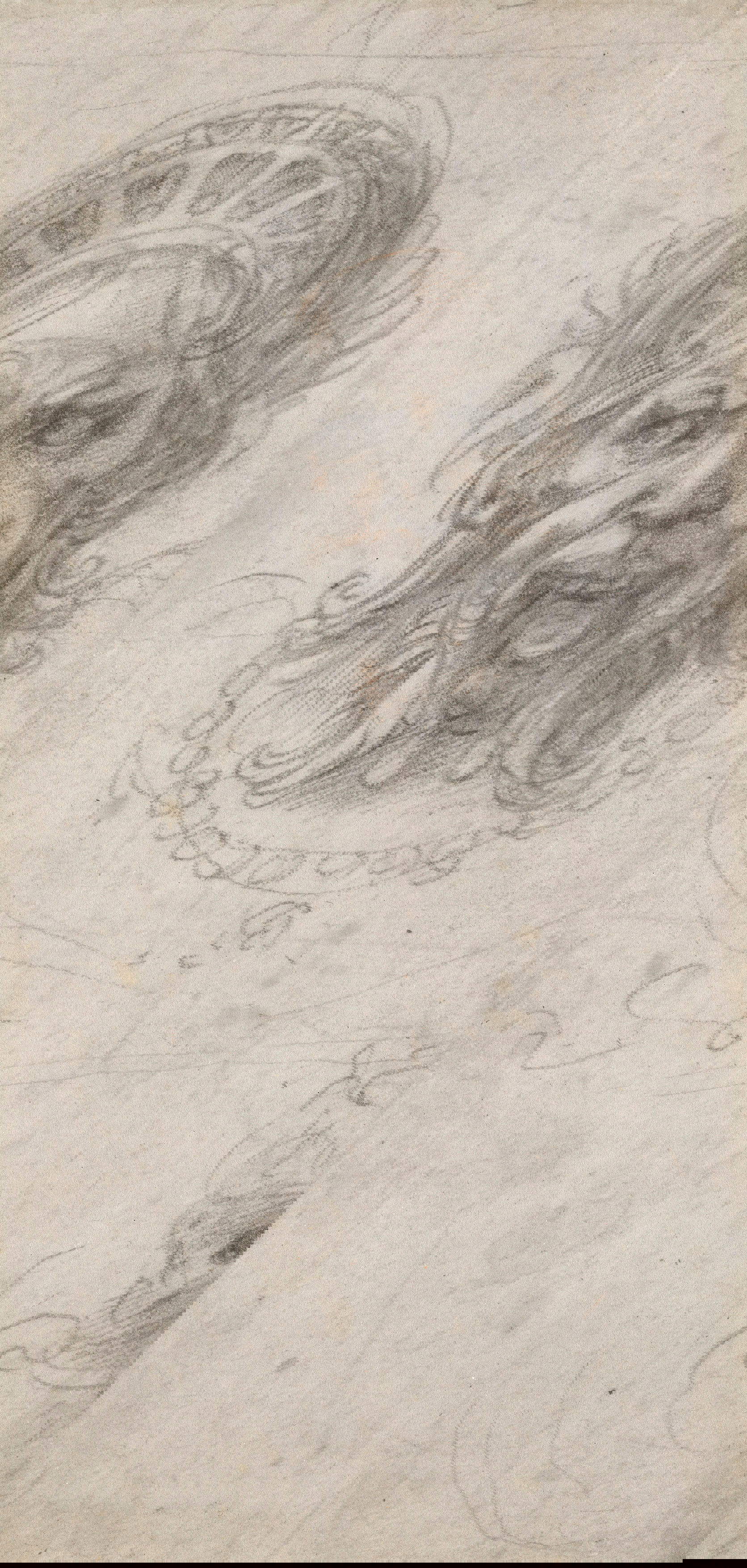 Michaelangelo Buonarroti, Ein grotesker Kopf (um 1525-30) &copy; Royal Collection Enterprises Limited 2025 | Royal Collection Trust