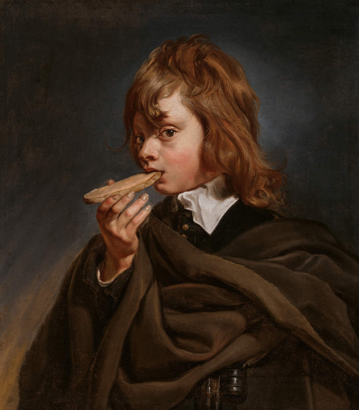 Michaelina Wautier, I cinque sensi (il gusto) (1650; olio su tela, 69,5 x 61 cm; Boston, Collezione Rose-Marie e Eijk Van Otterloo) Foto © 2025 Museum of Fine Arts, Boston
