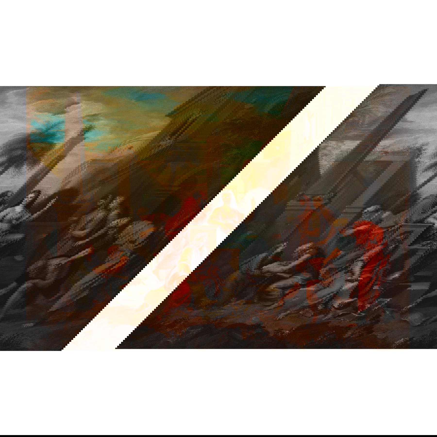 Nell’immagine: Michel Corneille le Jeune, Allégorie de la philosophie (olio su tela; 113,6 x 162,2 cm; Francia, collezione privata) Foto: ©Bonhams