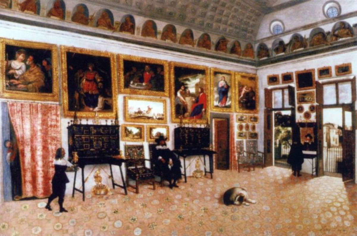 Michele Ragolia, Galleria del Palazzo dei Ruffo di Sicilia a Napoli (1670 circa)