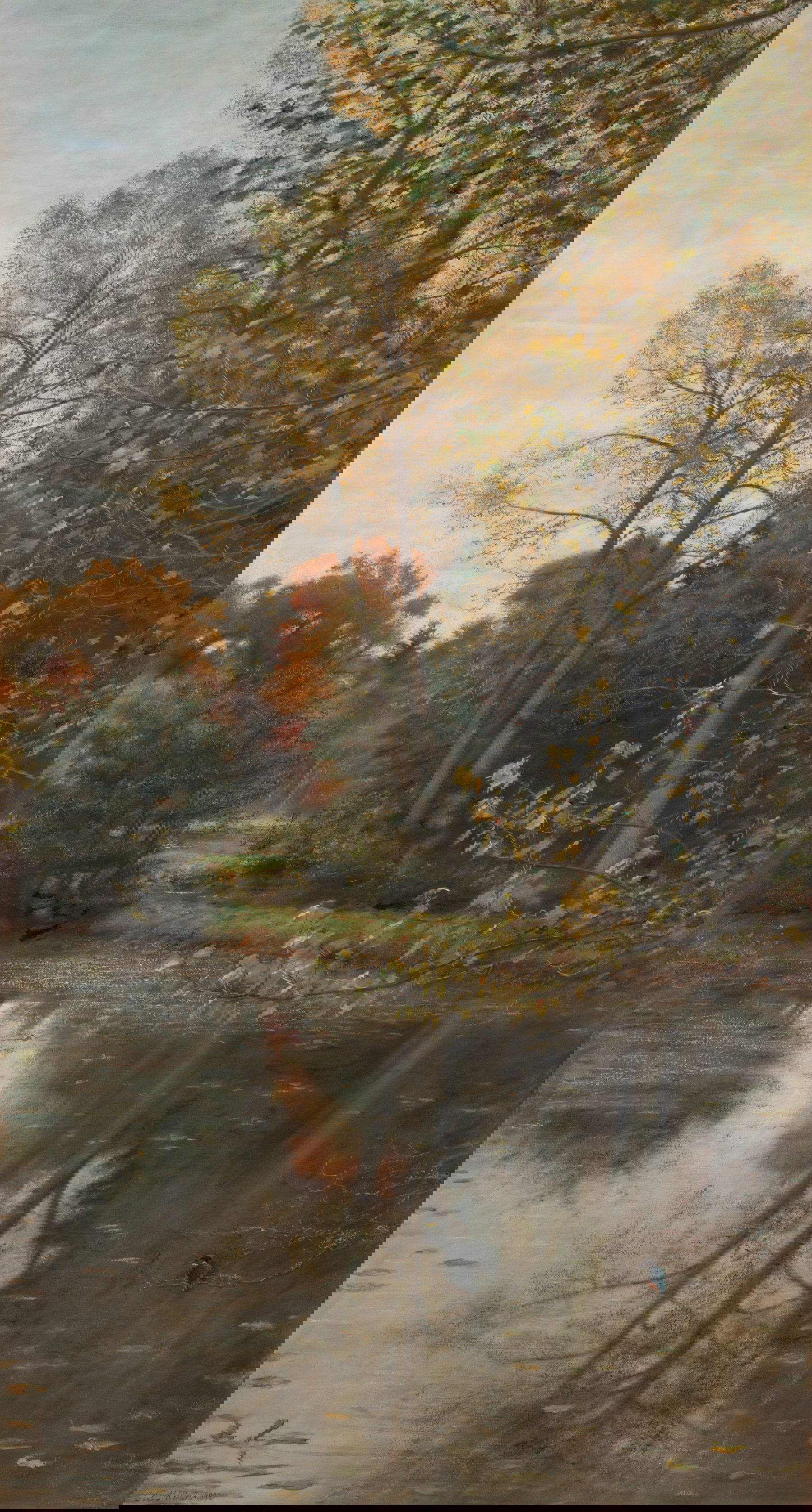 John Everett Millais, Halcyon Weather (1892; olio su tela). Foto: Culture Perth and Kinross