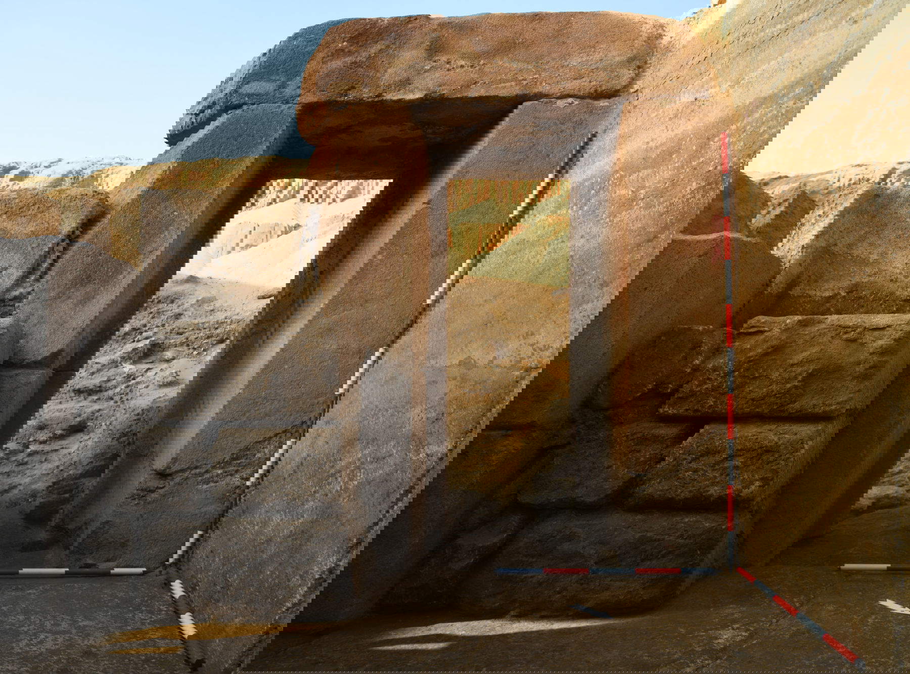 The ruins of the Nyuserra valley temple near Cairo. Photo: University of Turin