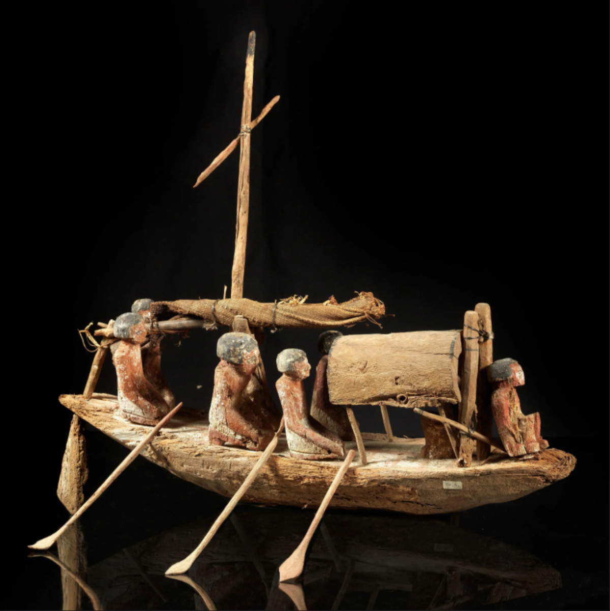 Modelo de vasija funeraria egipcia