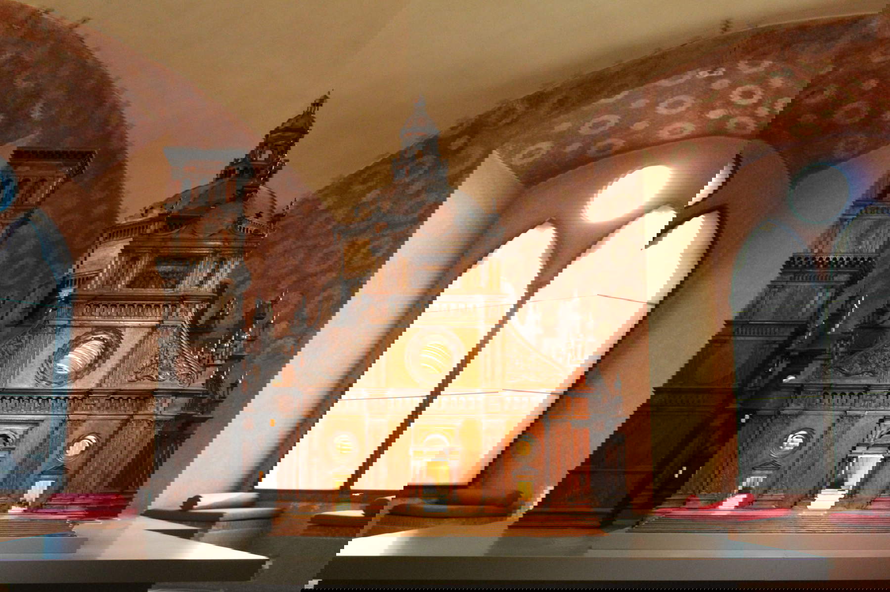 Giovan Pietro Fugazza (attr.), Modello ligneo del Duomo (1497-1583; legno, legno di cipresso, legno di rovere, legno di frassino, legno di noce; 3,64 x 5,05 x 3,64 m; Pavia, Musei Civici di Pavia)