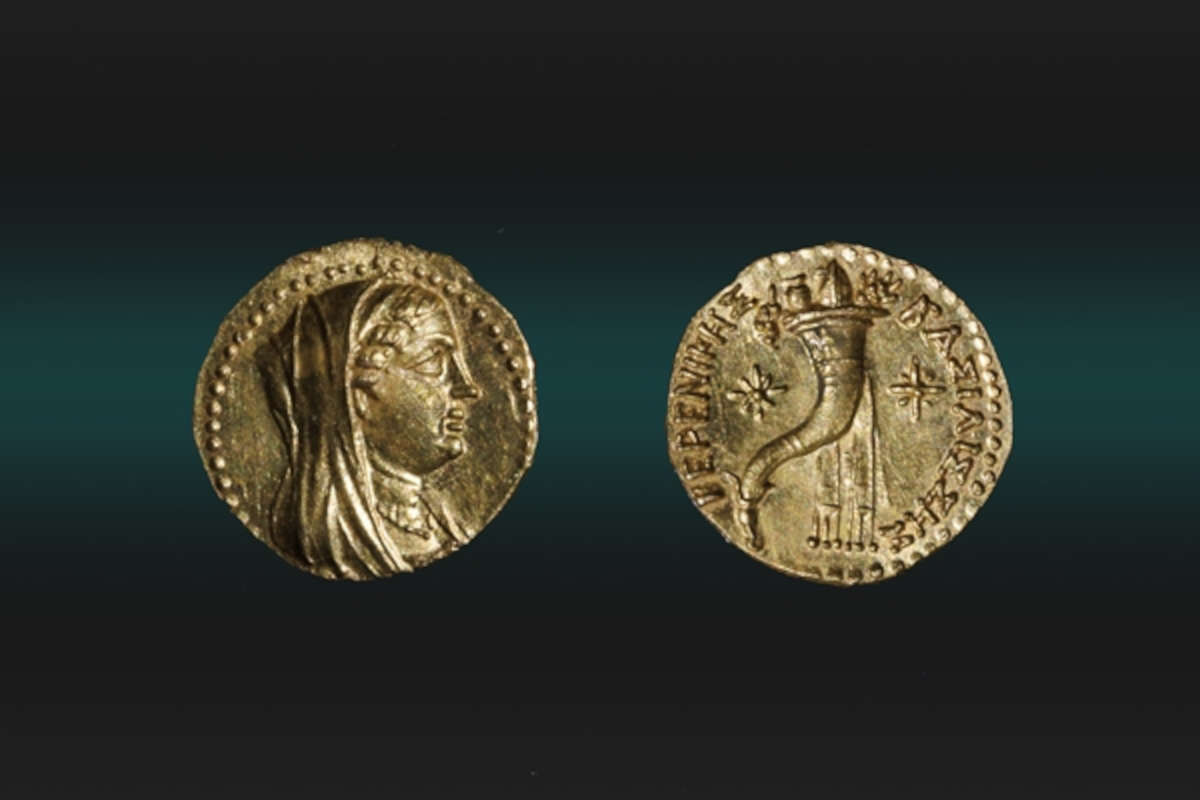 Rarest gold coin of Queen Berenice II of Egypt discovered in Jerusalem.