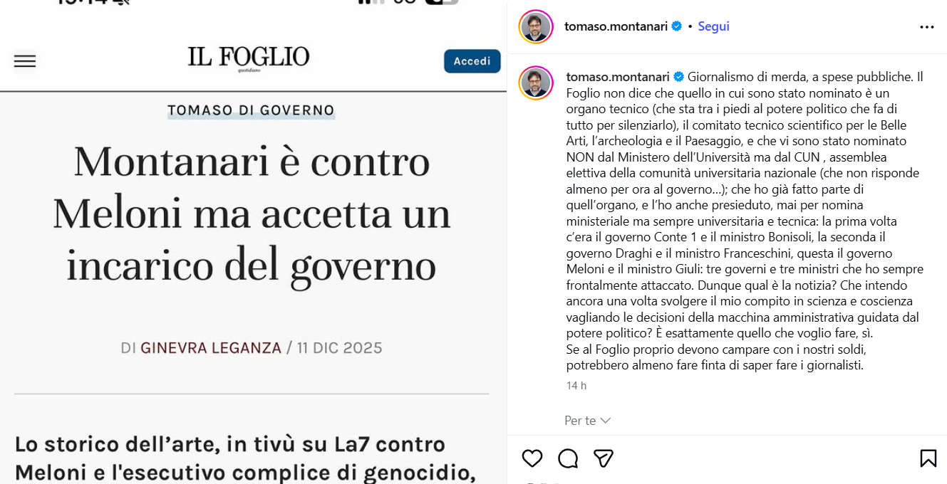 L'article de Montanari