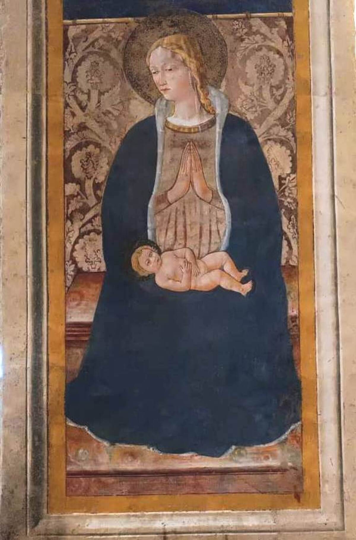 Montefalco, Iglesia de San Francisco, affresco intero