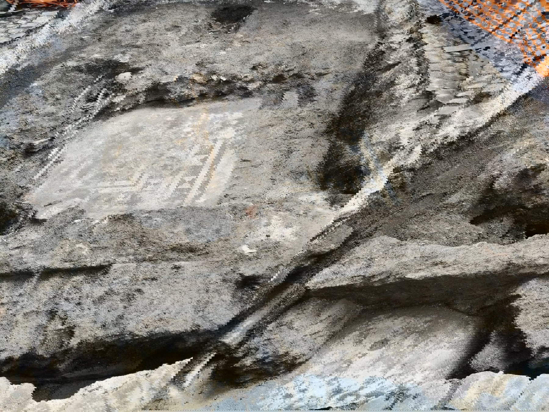 L&rsquo;ambiente con pavimentazione musiva. Foto: Ministero della Cultura- Soprintendenza ABAP per l'area metropolitana di Roma e la provincia Rieti