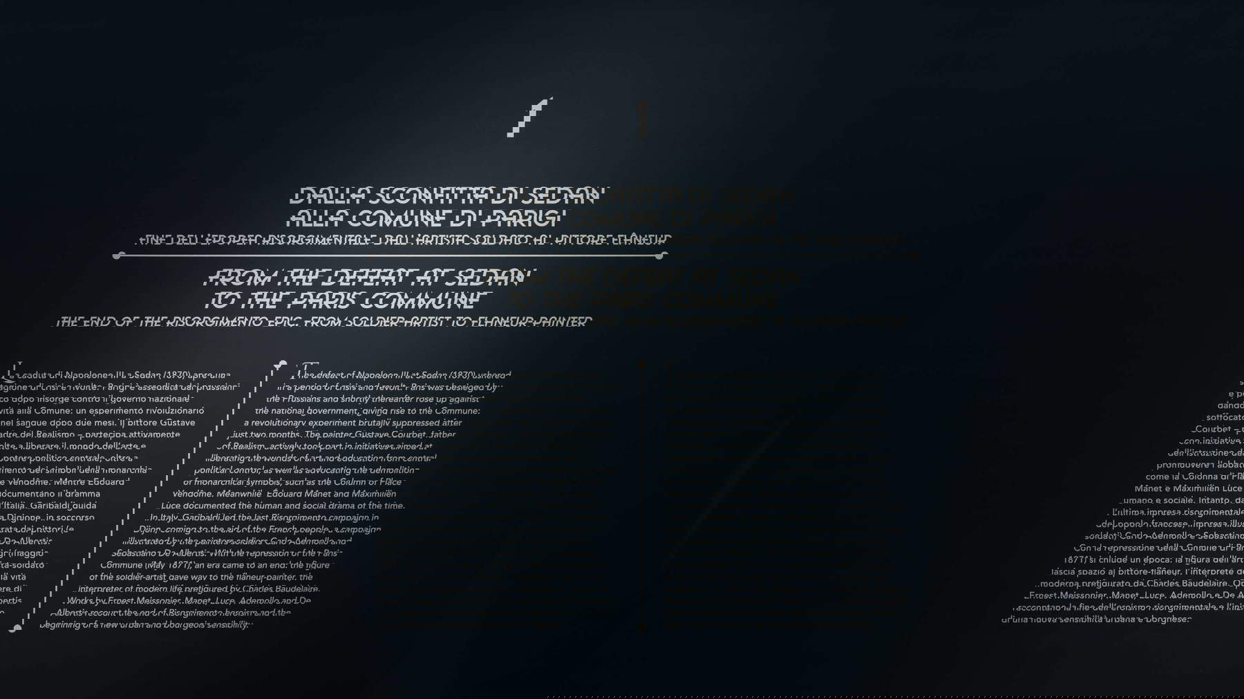 Allestimenti della mostra. Foto: Unosei - Artinvideo