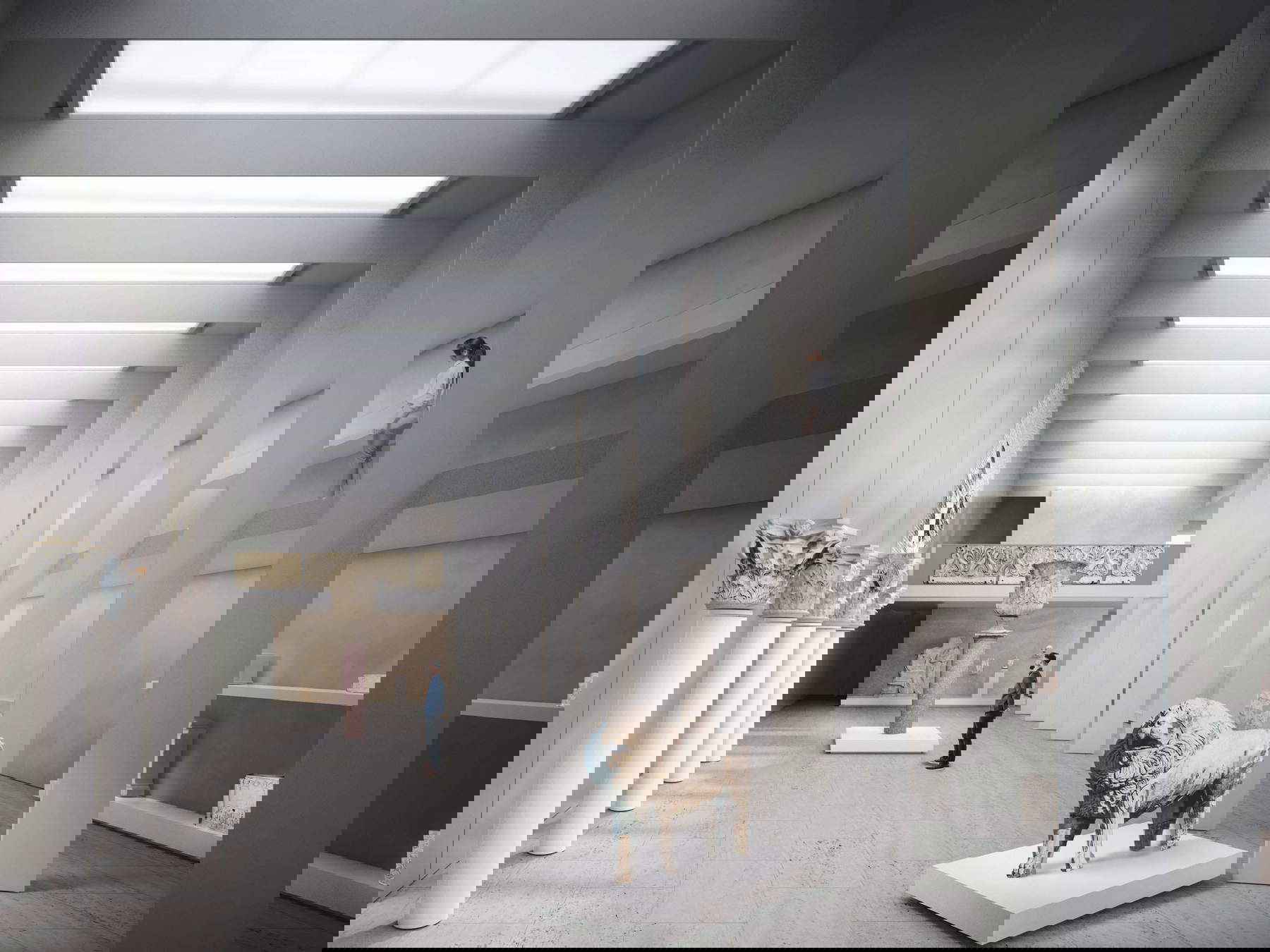 Rendering del futuro Museo delle Antichit&agrave; di Pisa