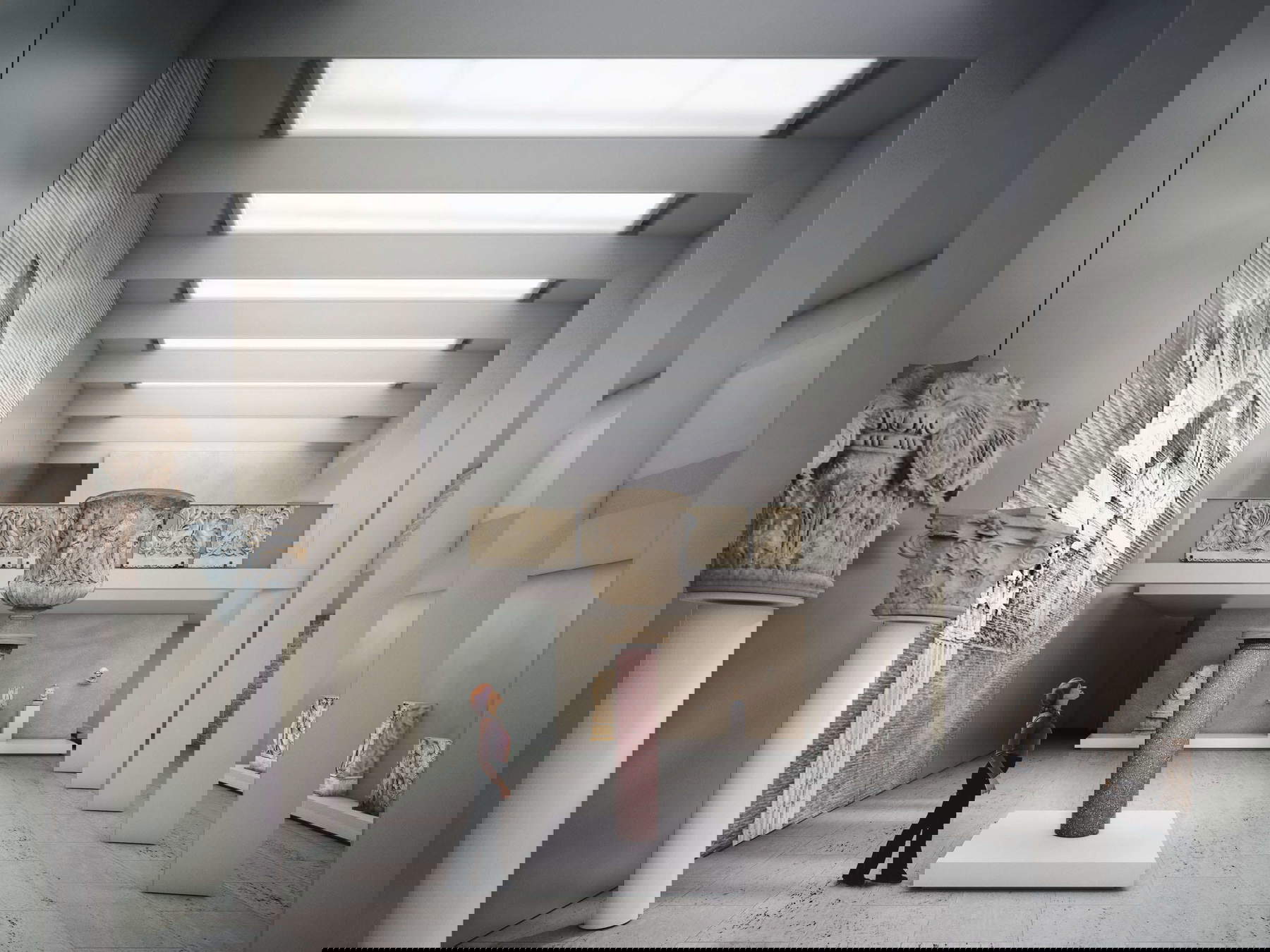 Rendering del futuro Museo delle Antichit&agrave; di Pisa