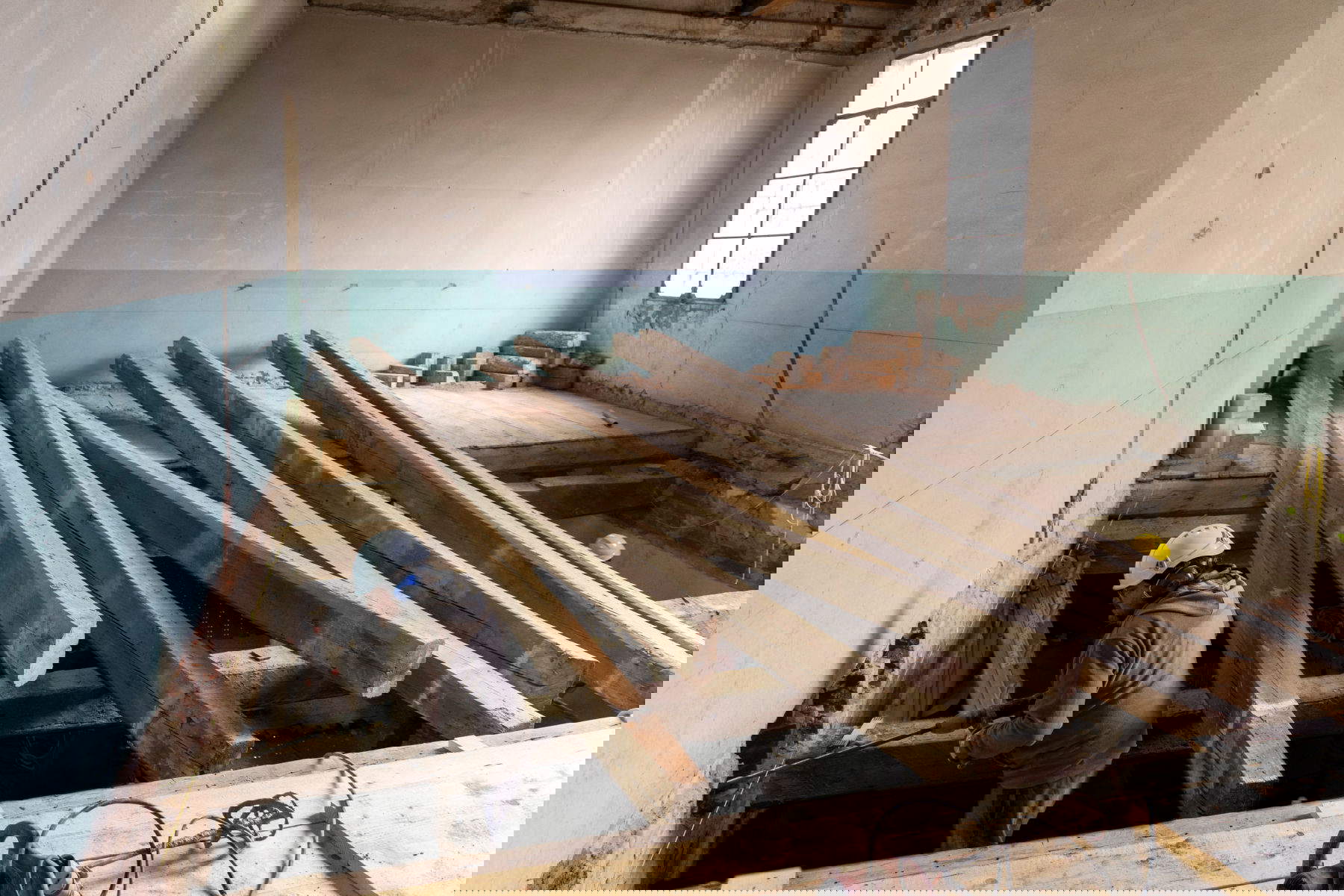 Restoration work at the Atestino National Museum in Este. ©Museo Nazionale Atestino - DRMN Veneto - Ministry of Culture.