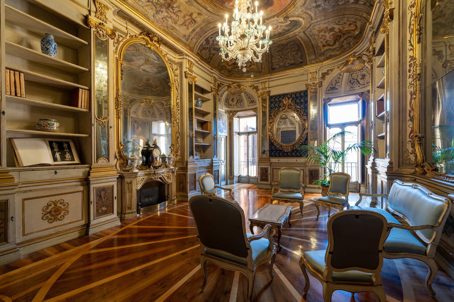 Museo del Corso - Polo Museale, Biblioteca del Cardinale Prospero Colonna, Palazzo Sciarra Colonna. Foto di Giovanni Formosa. Crediti Fondazione Roma