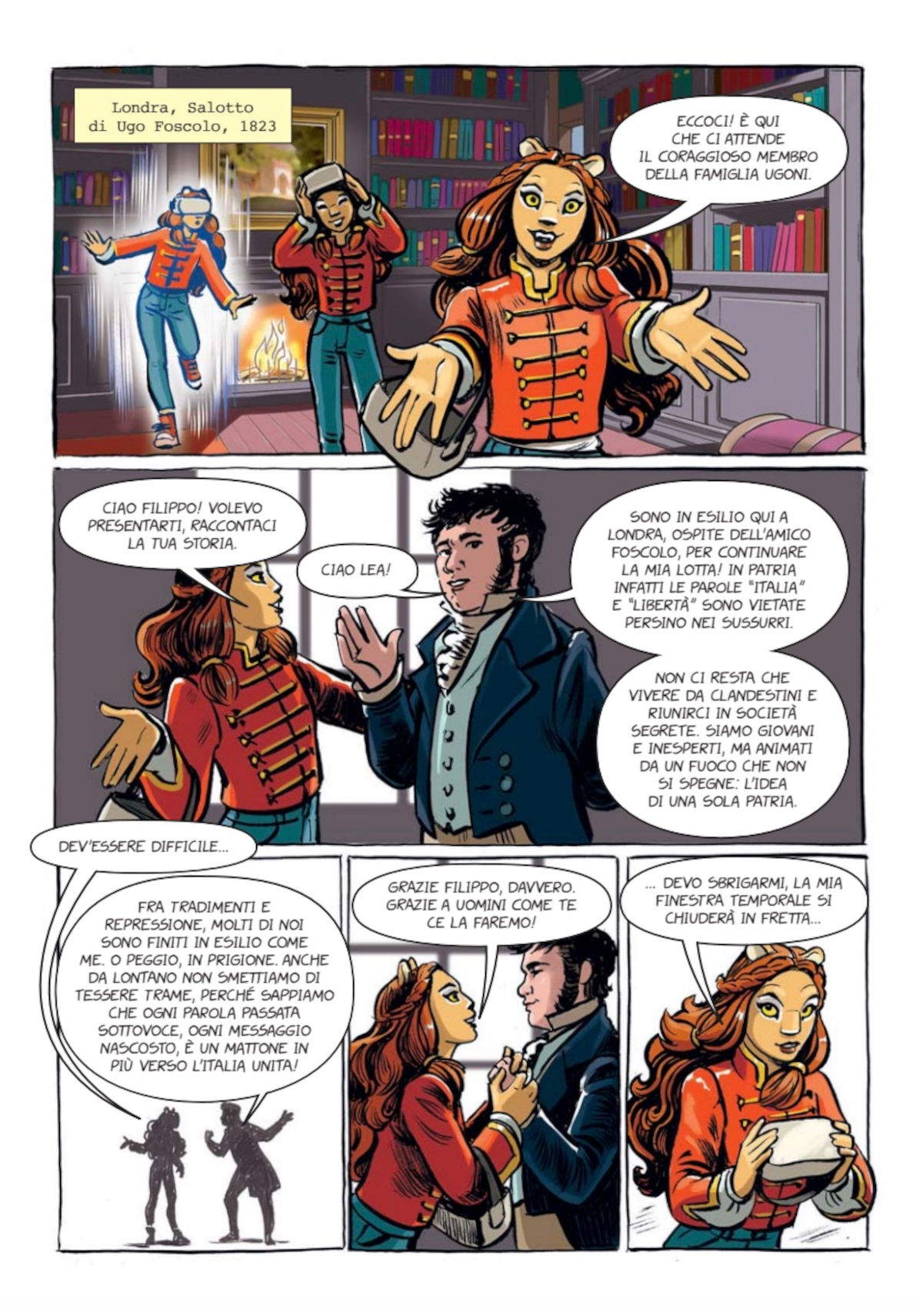 The Lioness tells VR experience at the Museum of the Risorgimento Lioness of Italy