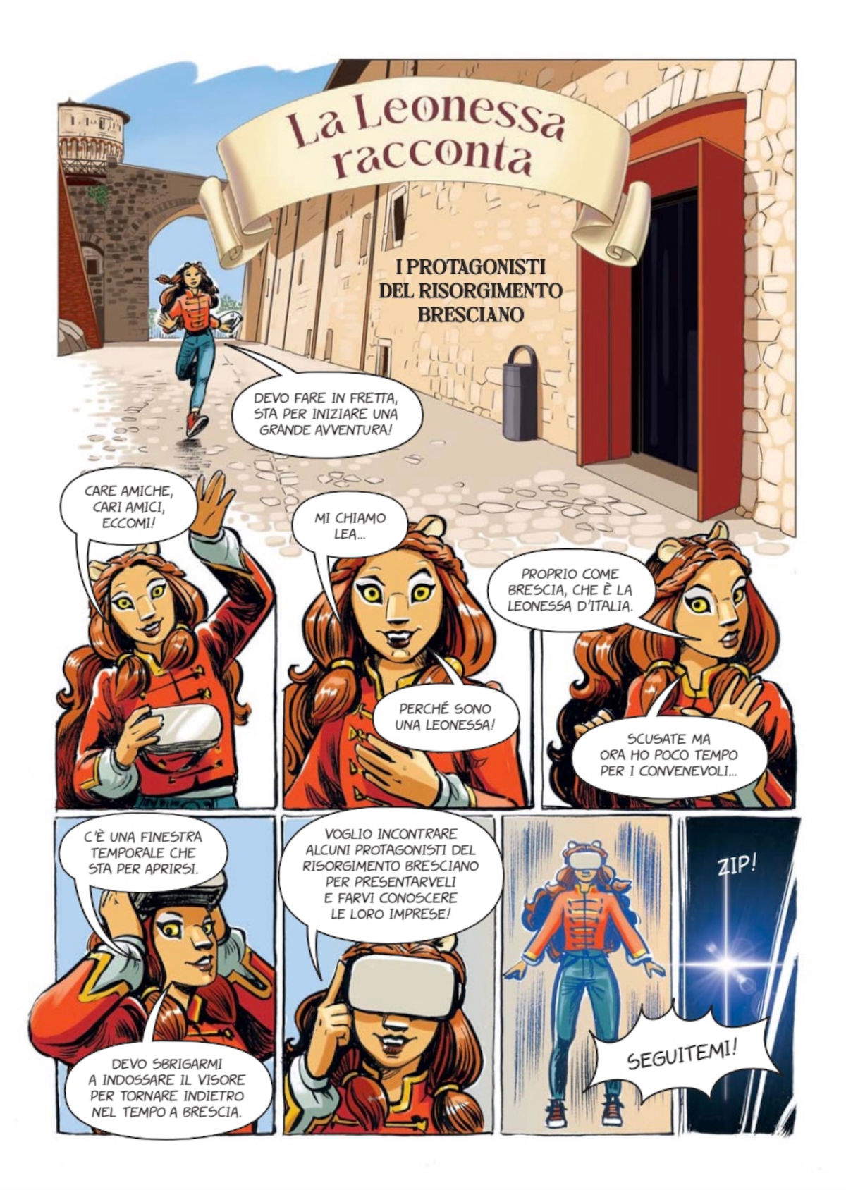 The Lioness tells VR experience at the Museum of the Risorgimento Lioness of Italy