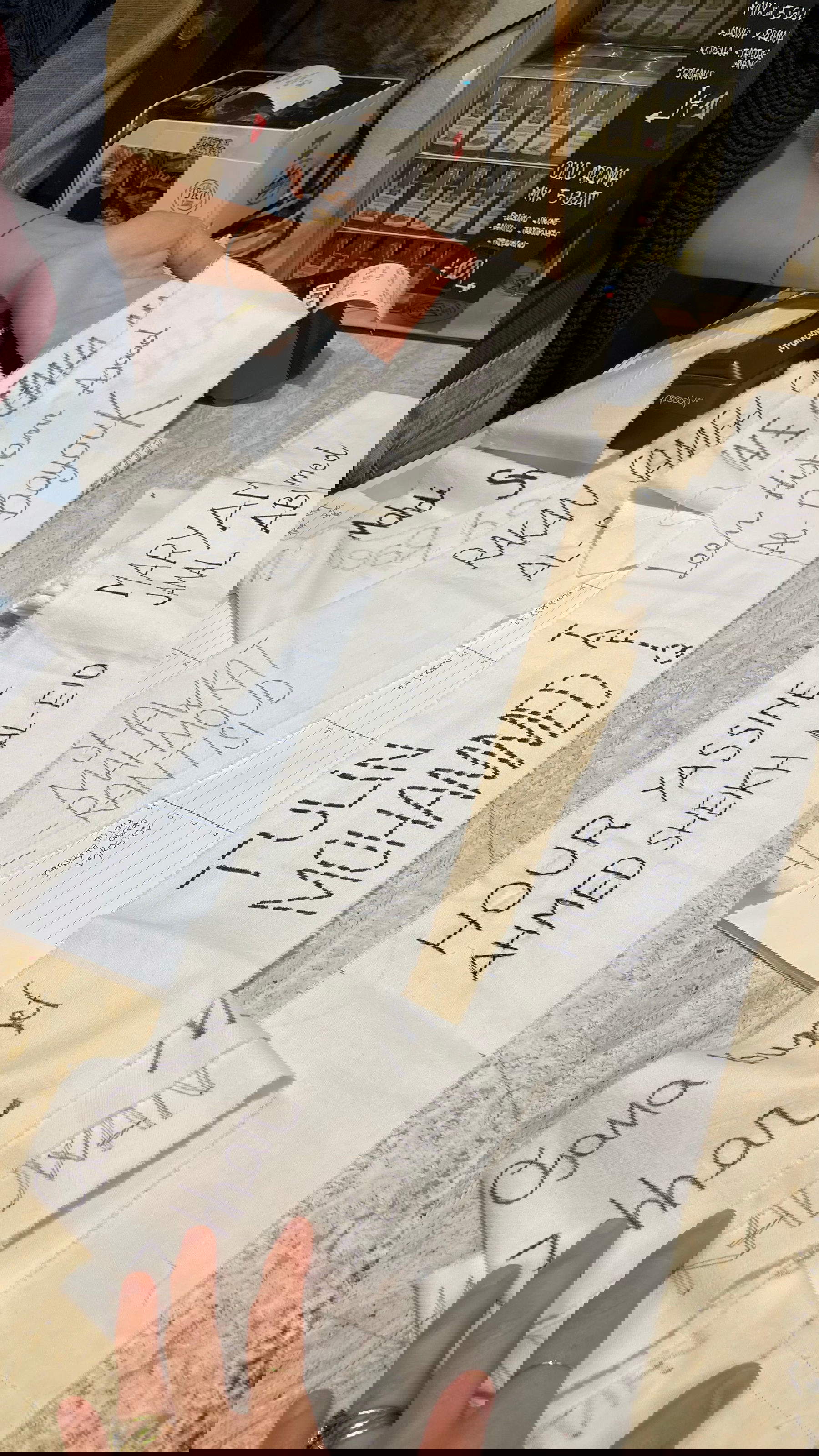 Un ruban de 5,7 km à la mémoire des enfants palestiniens tués à Gaza, Raffaella Zurlo