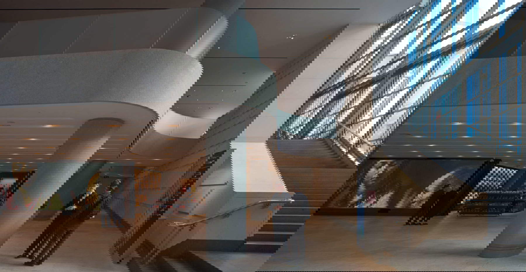 The new Sainsbury Wing. Photo: Edmund Sumner The new Sainsbury Wing. Photo: Edmund Sumner