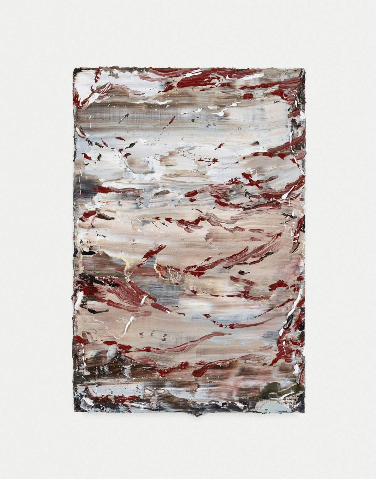 Nazzarena Poli Maramotti, Meltemi (2025; óleo sobre papel, 27,5 x 18,5 cm) Foto: Carlo Favero