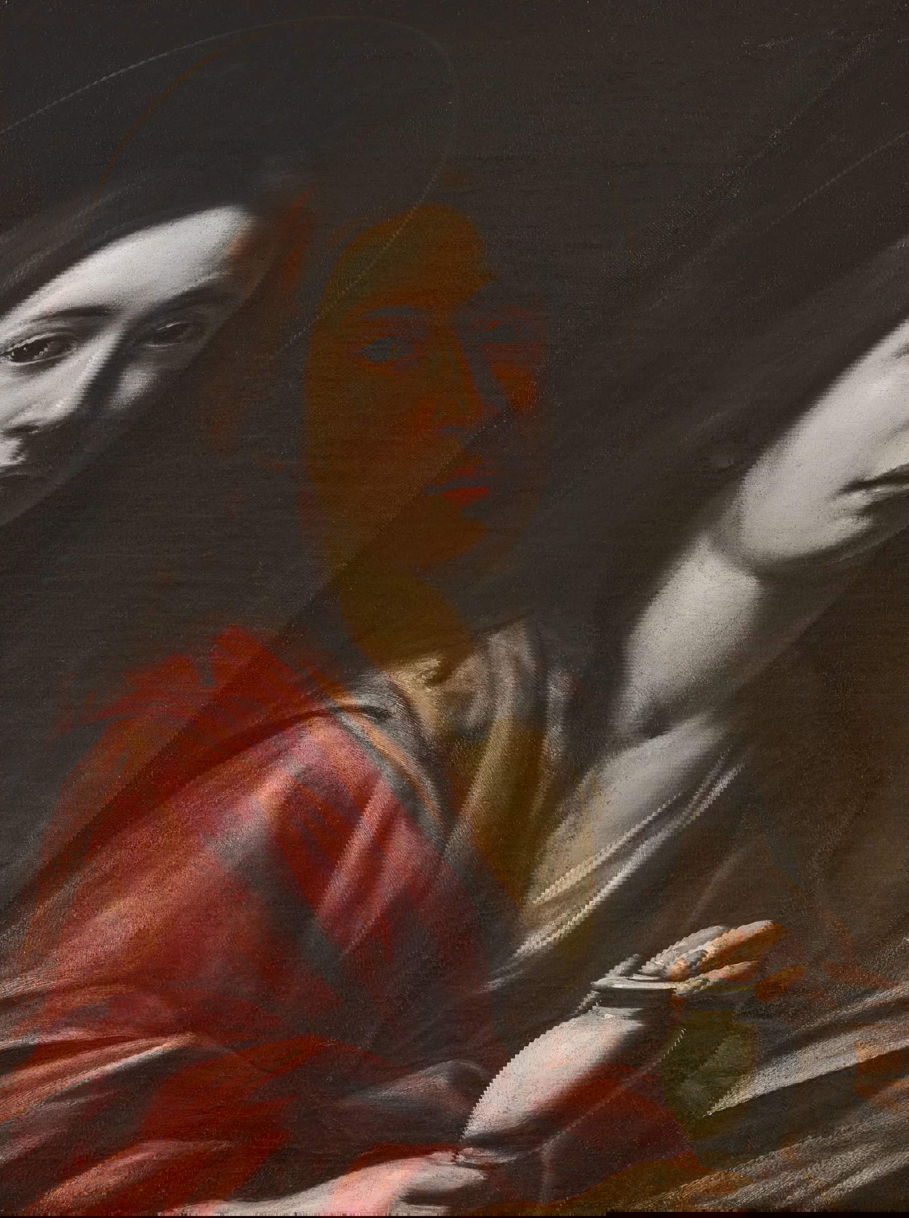 Nicolas Tournier, Maddalena (olio su tela, 67,5x50,5 cm)